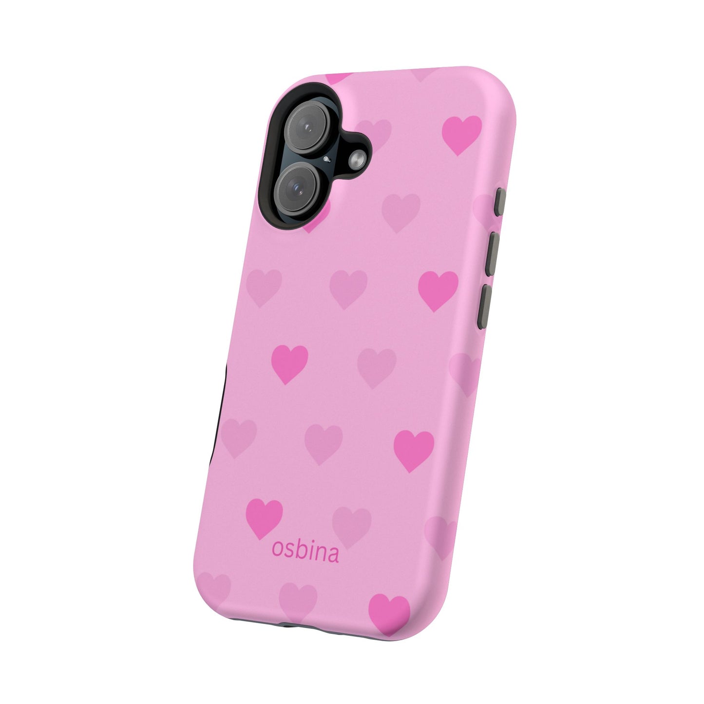 osbina | MagSafe compatible for iPhone | The Blushing Hearts Case | YAYOU Collection Supporting Shine Like Sable