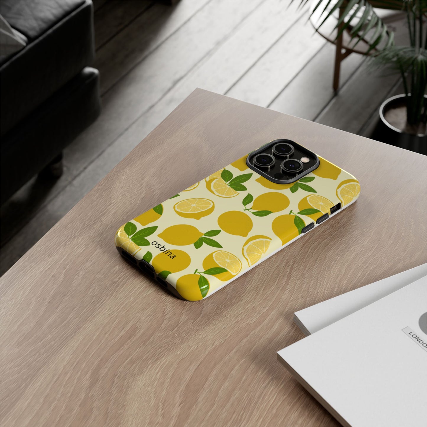 osbina | Limoncello Lemon Phone Case | Modern Muse Collection
