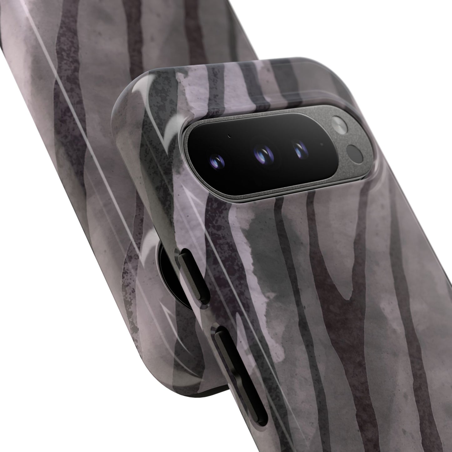 osbina | Stripes on Point — The Muted Gray + Black Tiger Case | The Season Collective