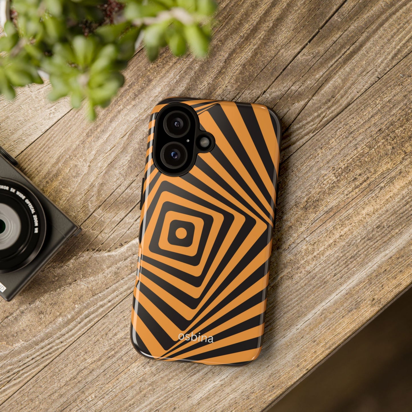 osbina | Step Into the Zone — The Orange + Black Spiral Case | The Season Collective