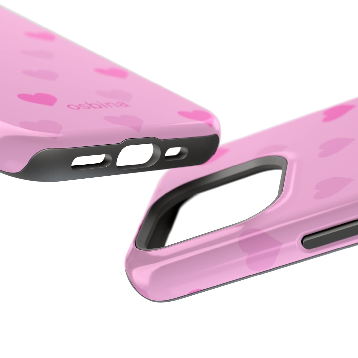 osbina | MagSafe compatible for iPhone | The Blushing Hearts Case | YAYOU Collection Supporting Shine Like Sable