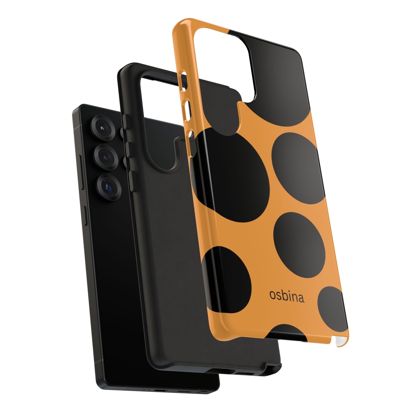 osbina | The Bubble Statement Case in Orange + Black | The Season Collective