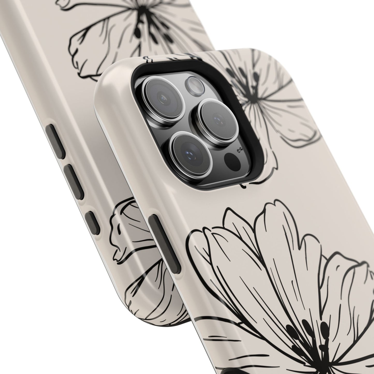 osbina | MagSafe compatible for iPhone | Poppy Whisper Phone Case | Modern Muse Collection