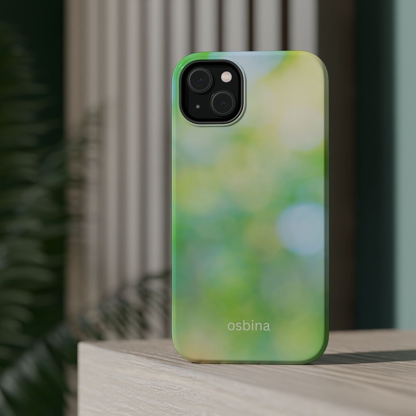 osbina | MagSafe compatible for iPhone | The Veridian Orbs Phone Case | Color Edit Collection