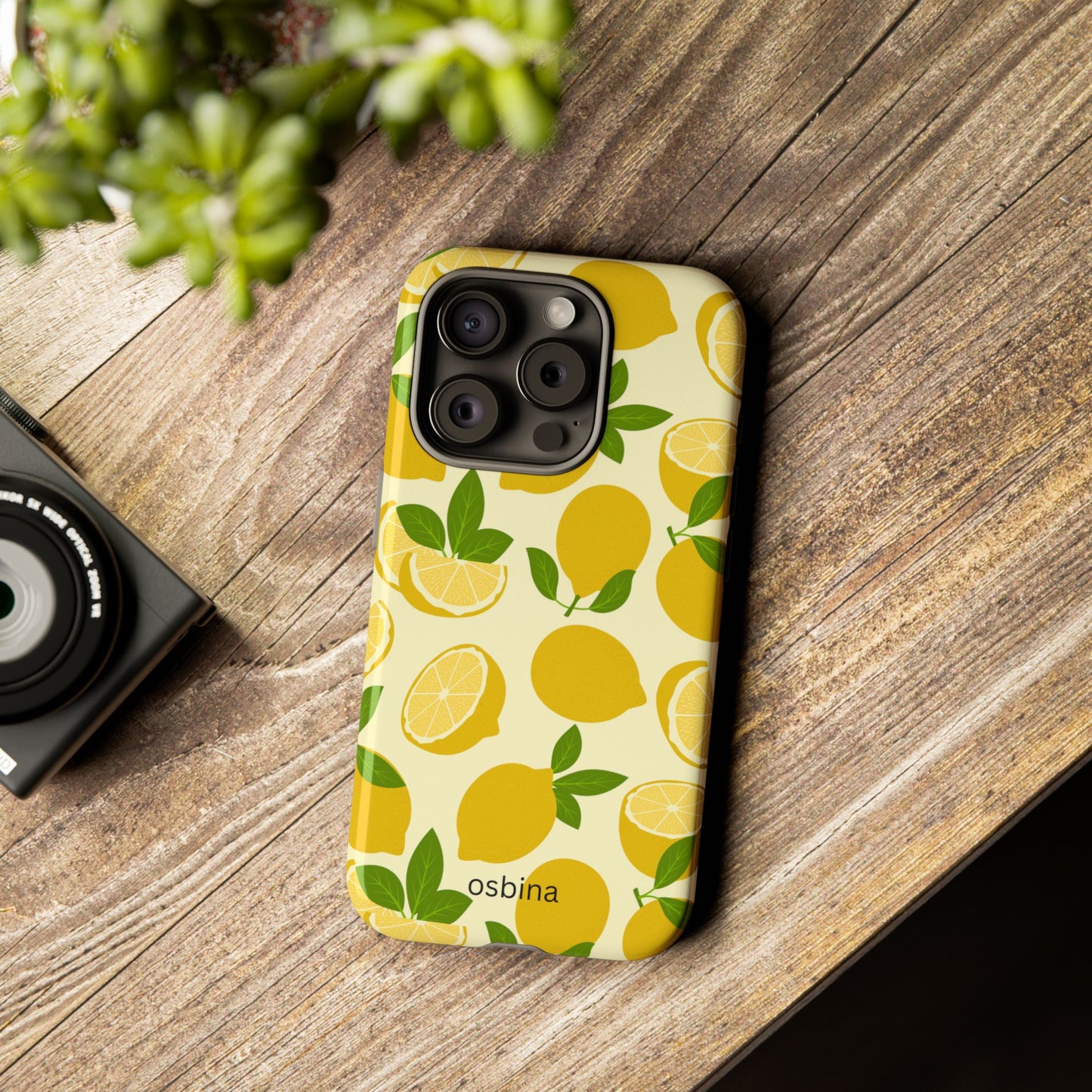 osbina | Limoncello Lemon Phone Case | Modern Muse Collection