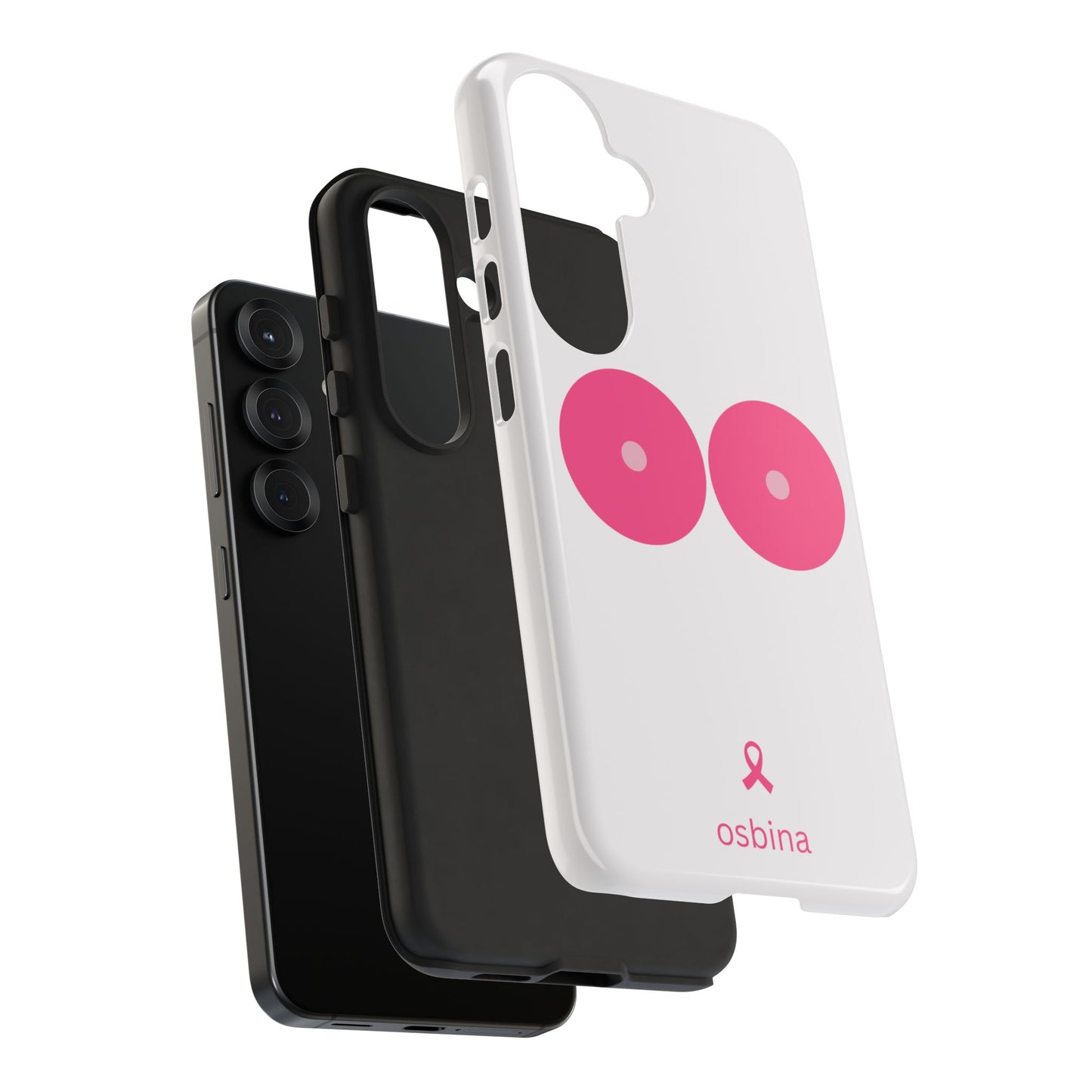 osbina | Limited Edition The Check Your Tatas Case in Light Pink + Soft Pink + Hot Pink | The Pink October Collection | Inspired By