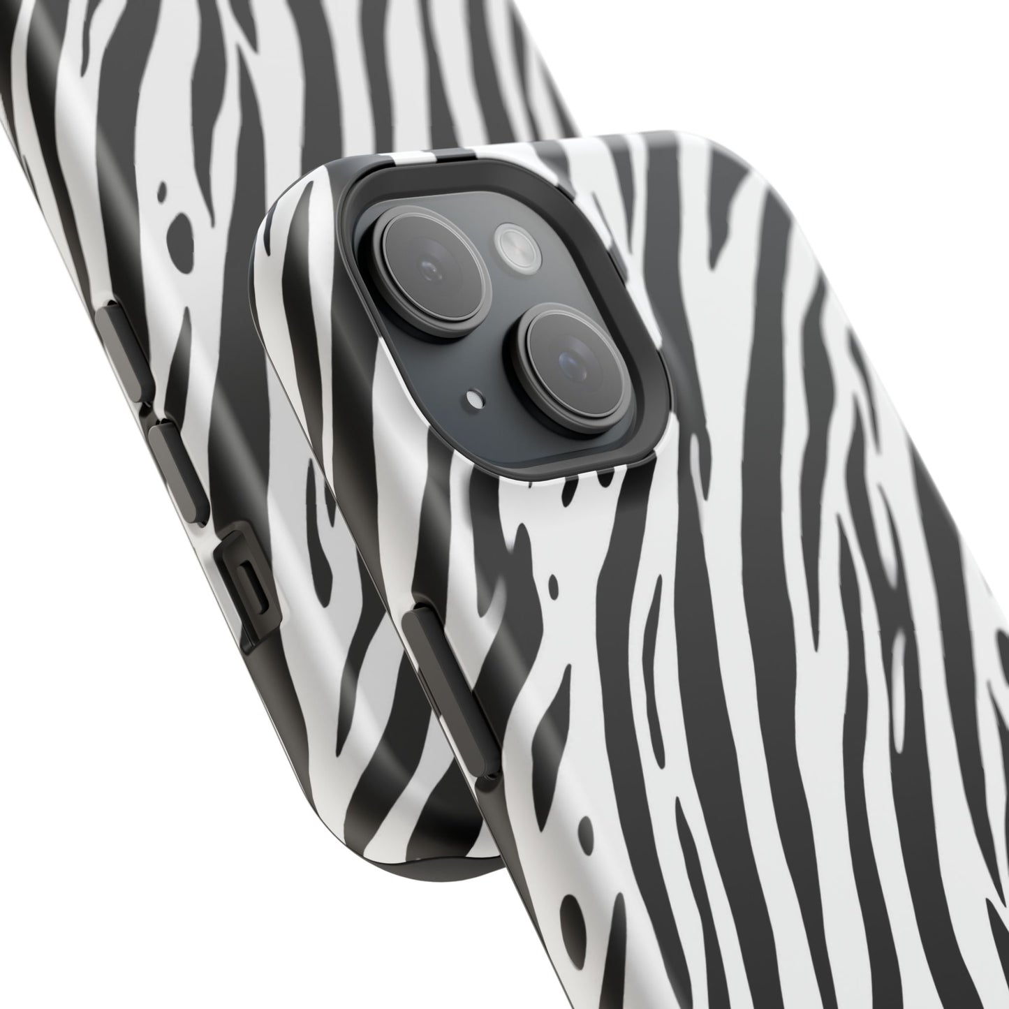 osbina | MagSafe Compatible for iPhone | The Bengal Bold Stripe Case in White + Black | The Season Collective