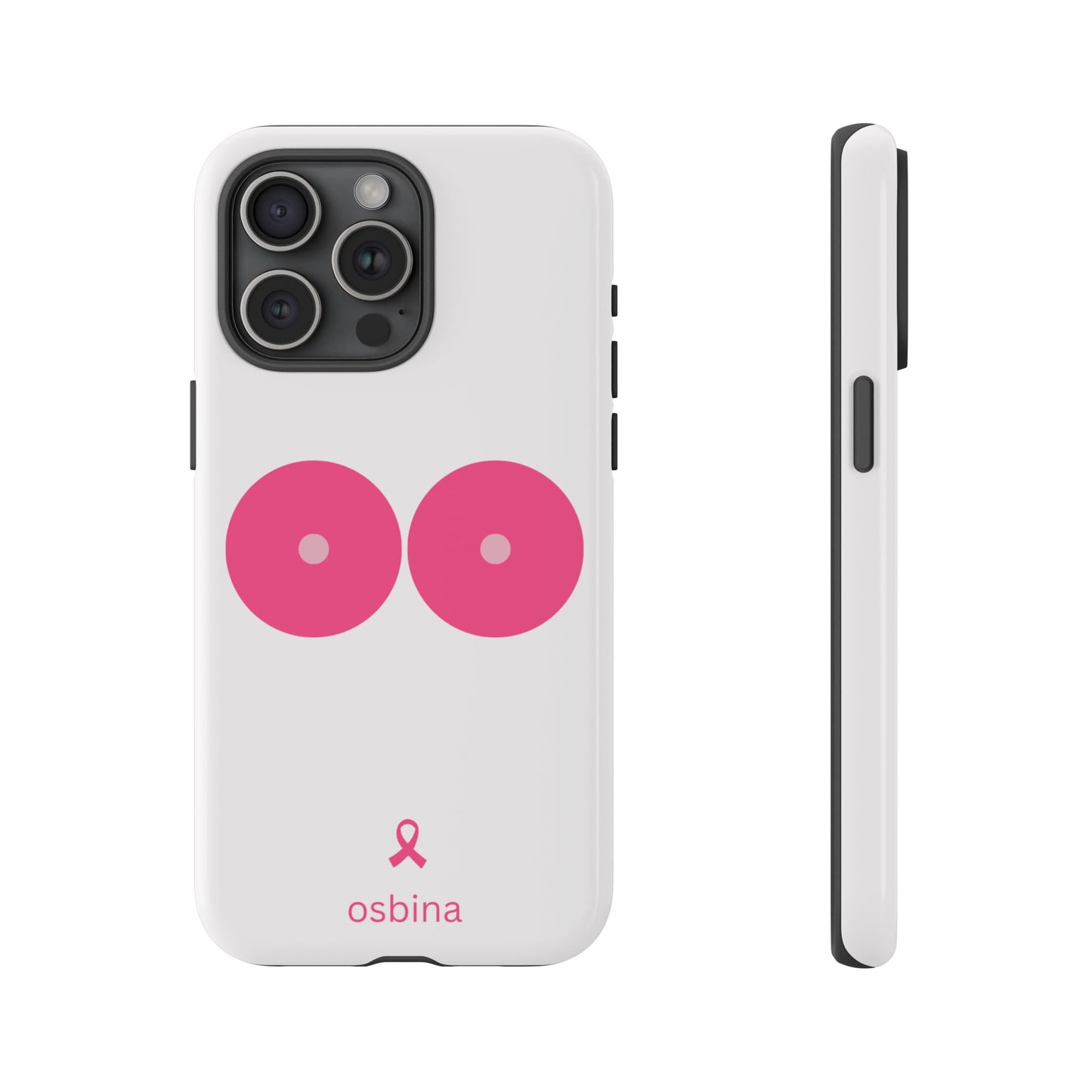 osbina | Limited Edition The Check Your Tatas Case in Light Pink + Soft Pink + Hot Pink | The Pink October Collection | Inspired By