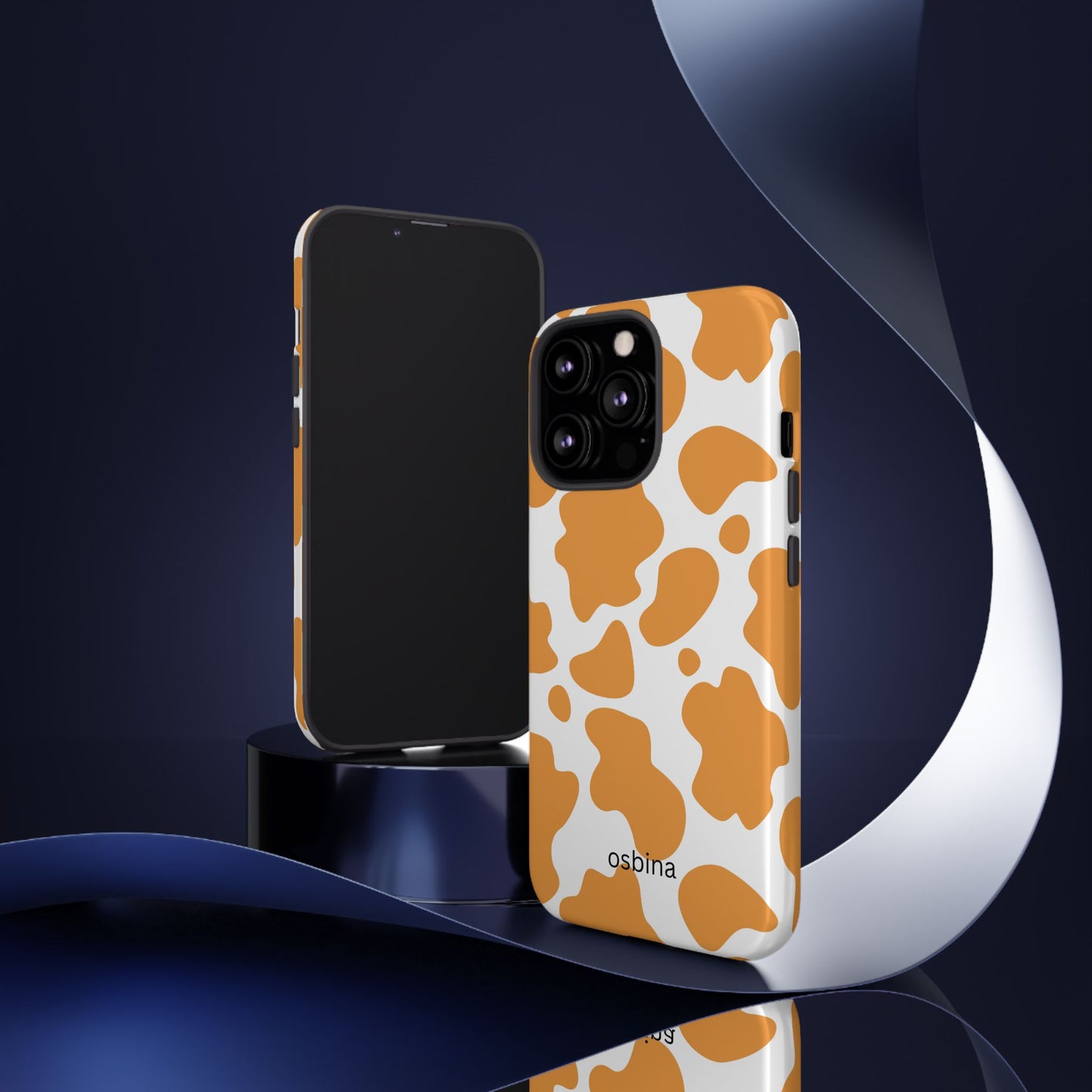 osbina | Holy Cow, It’s Chic — The Orange Cow Print Case | The Season Collective