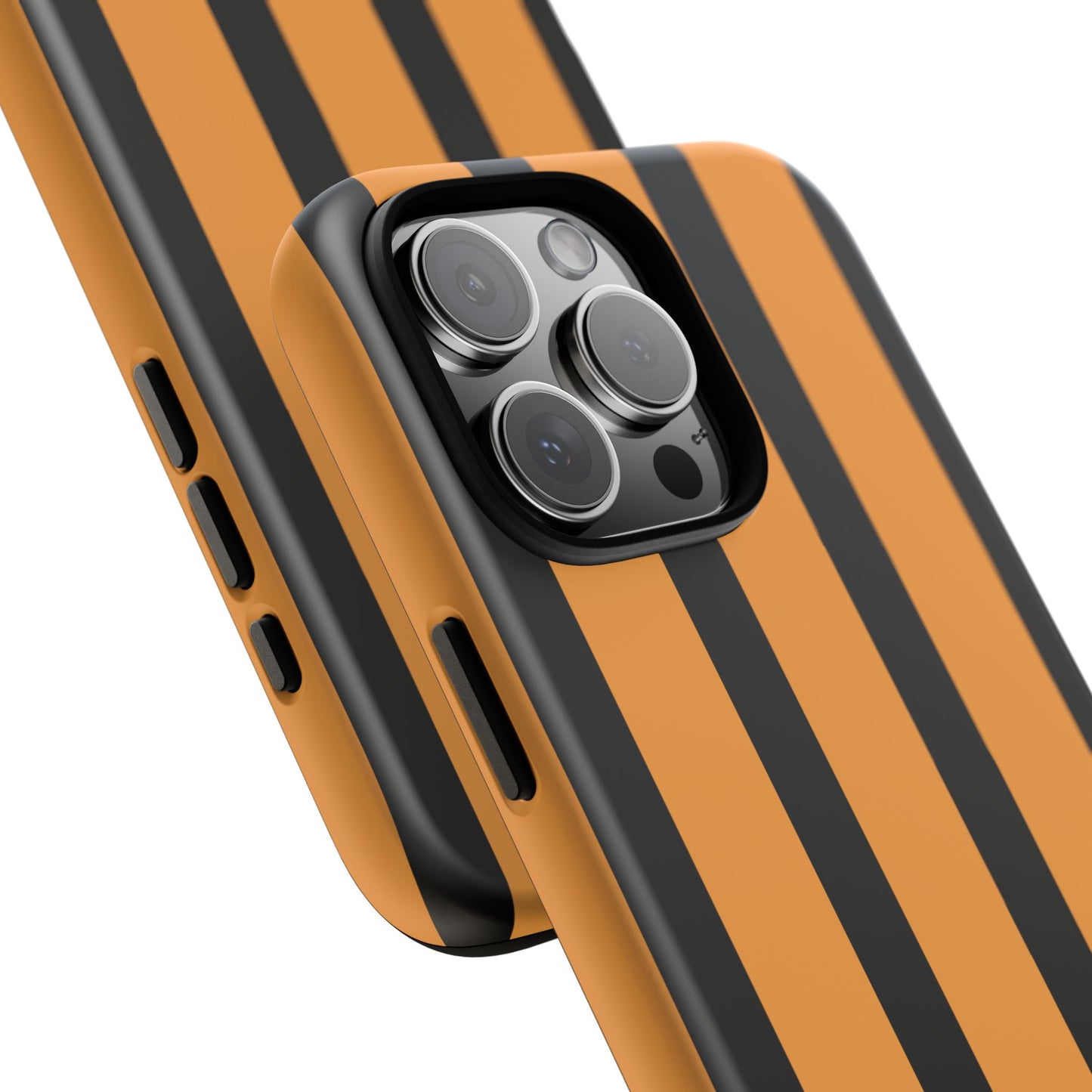 osbina | The Statement Stripe Case in Black + Orange | The Season Collective