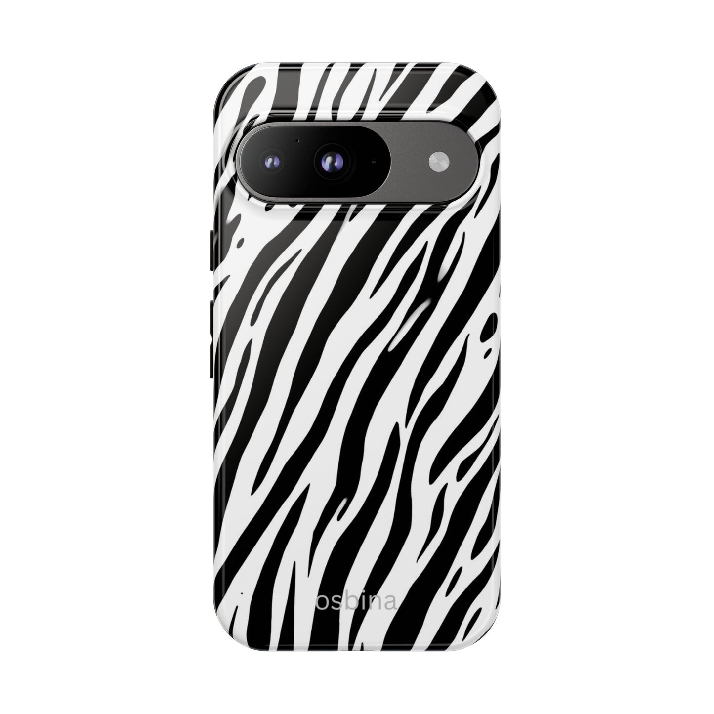 osbina | The Bengal Bold Stripe Case in White + Black | The Season Collective