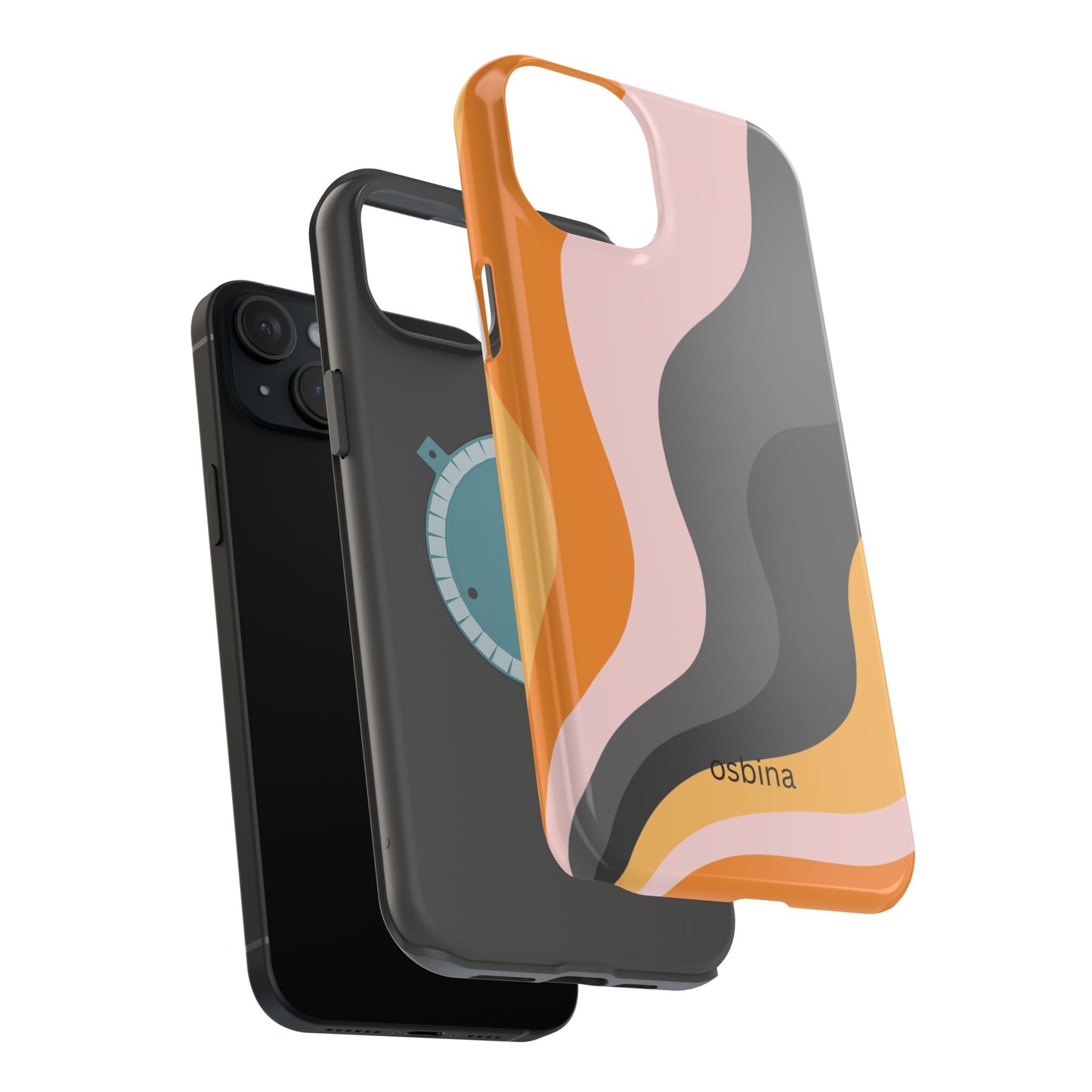 osbina | MagSafe Compatible for iPhone | The Case That Says “Fall, But Make It Fashion” | Retro Swirl Edition | The Season Collective