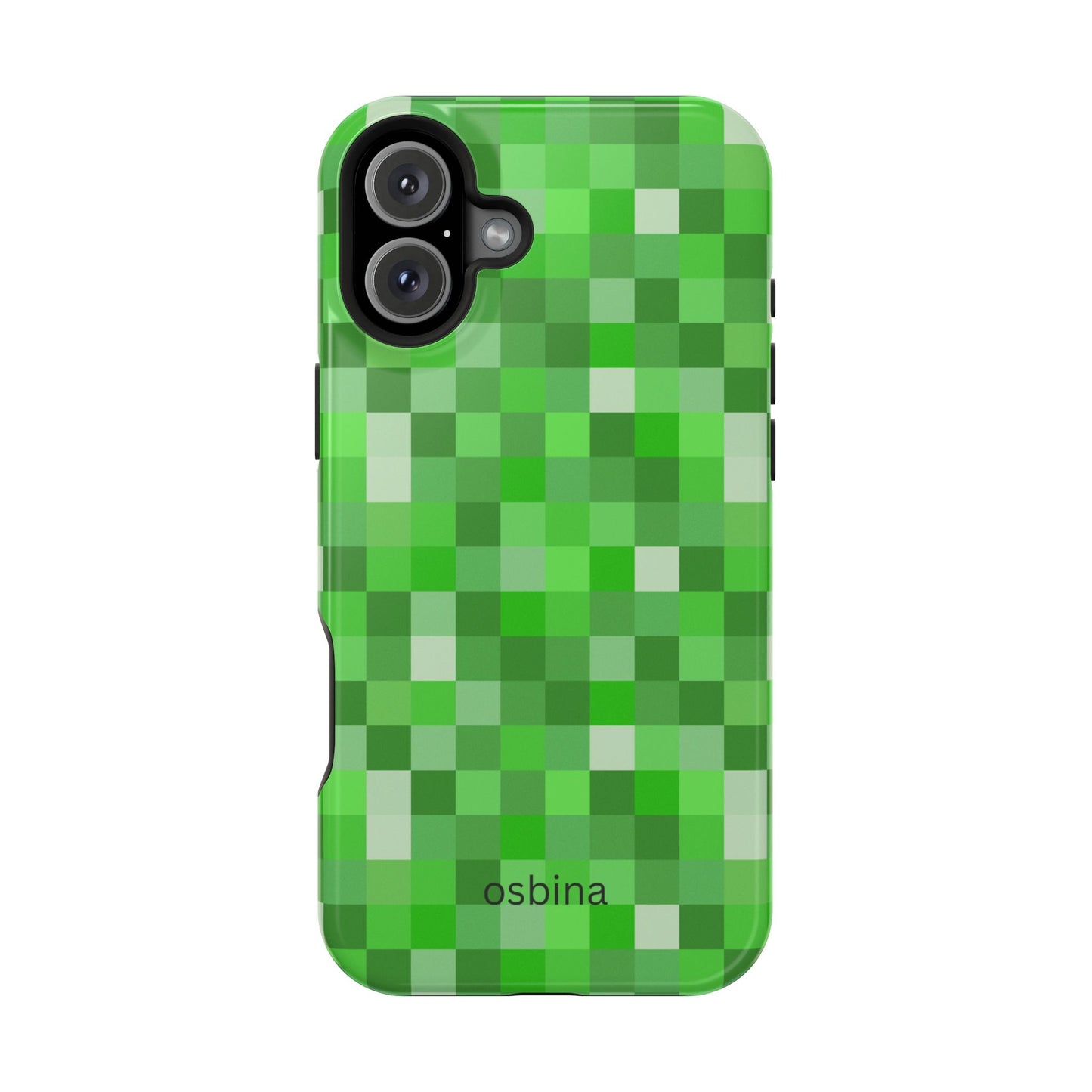 osbina | MagSafe compatible for iPhone | Mosaic Viridis Phone Case | Color Edit Collection