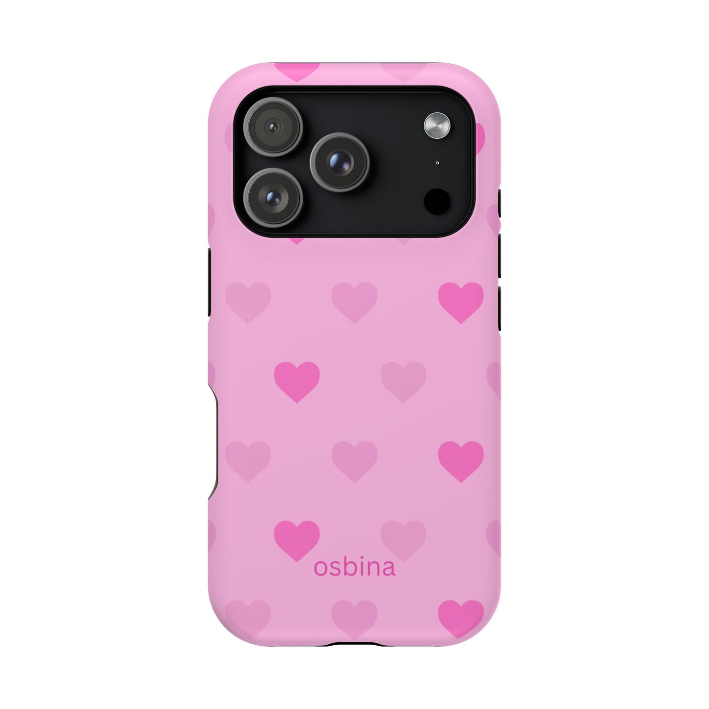 osbina | MagSafe compatible for iPhone | The Blushing Hearts Case | YAYOU Collection Supporting Shine Like Sable