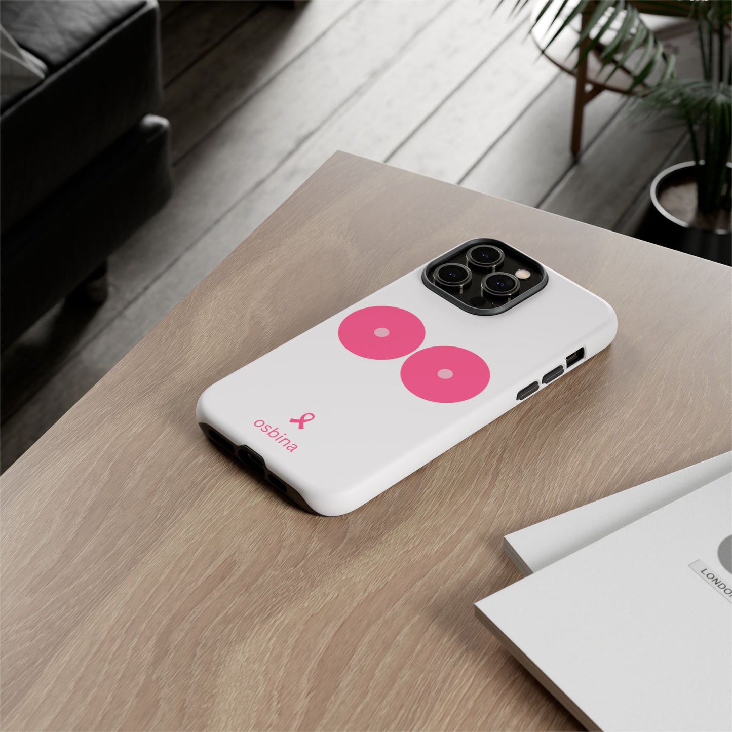 osbina | Limited Edition The Check Your Tatas Case in Light Pink + Soft Pink + Hot Pink | The Pink October Collection | Inspired By