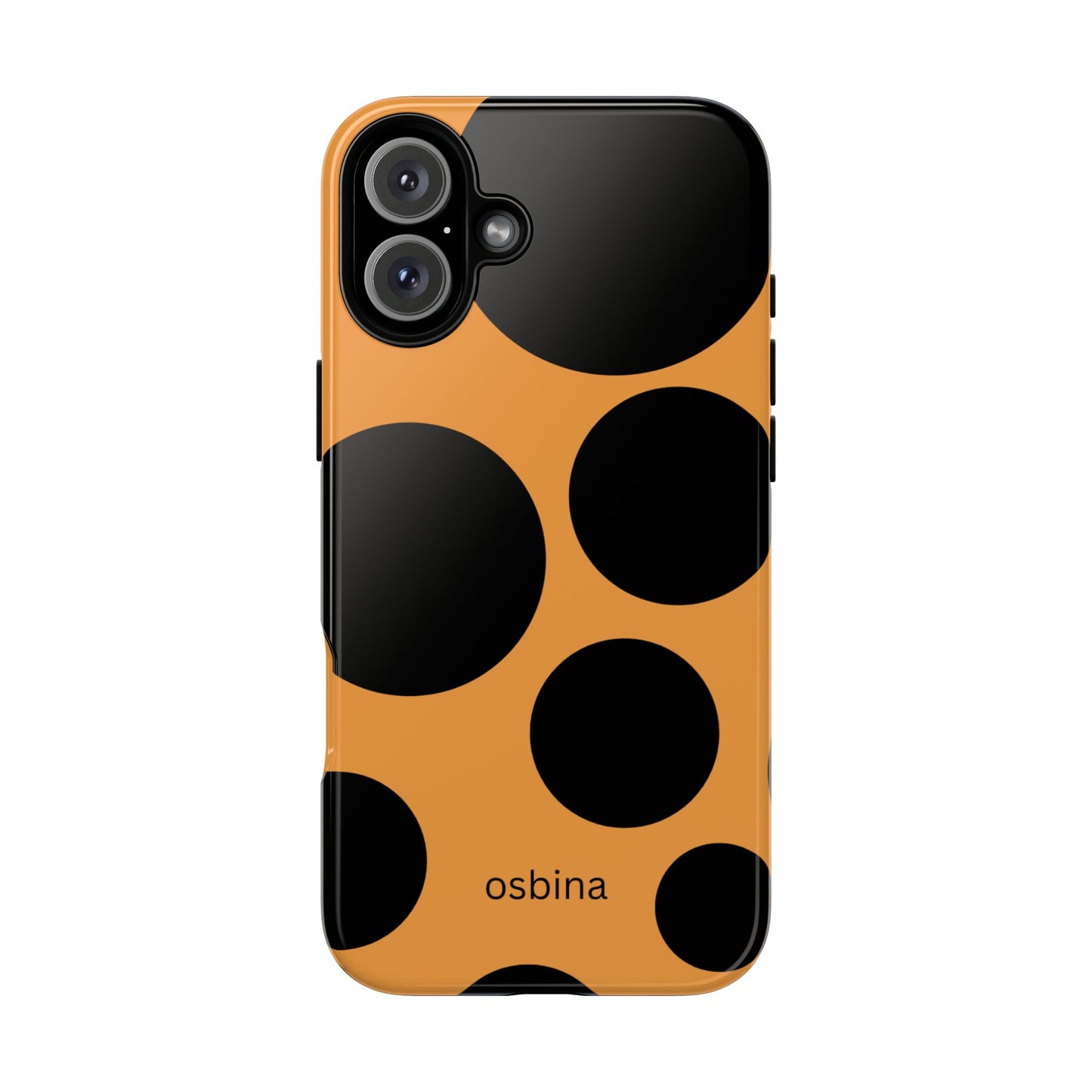 osbina | The Bubble Statement Case in Orange + Black | The Season Collective