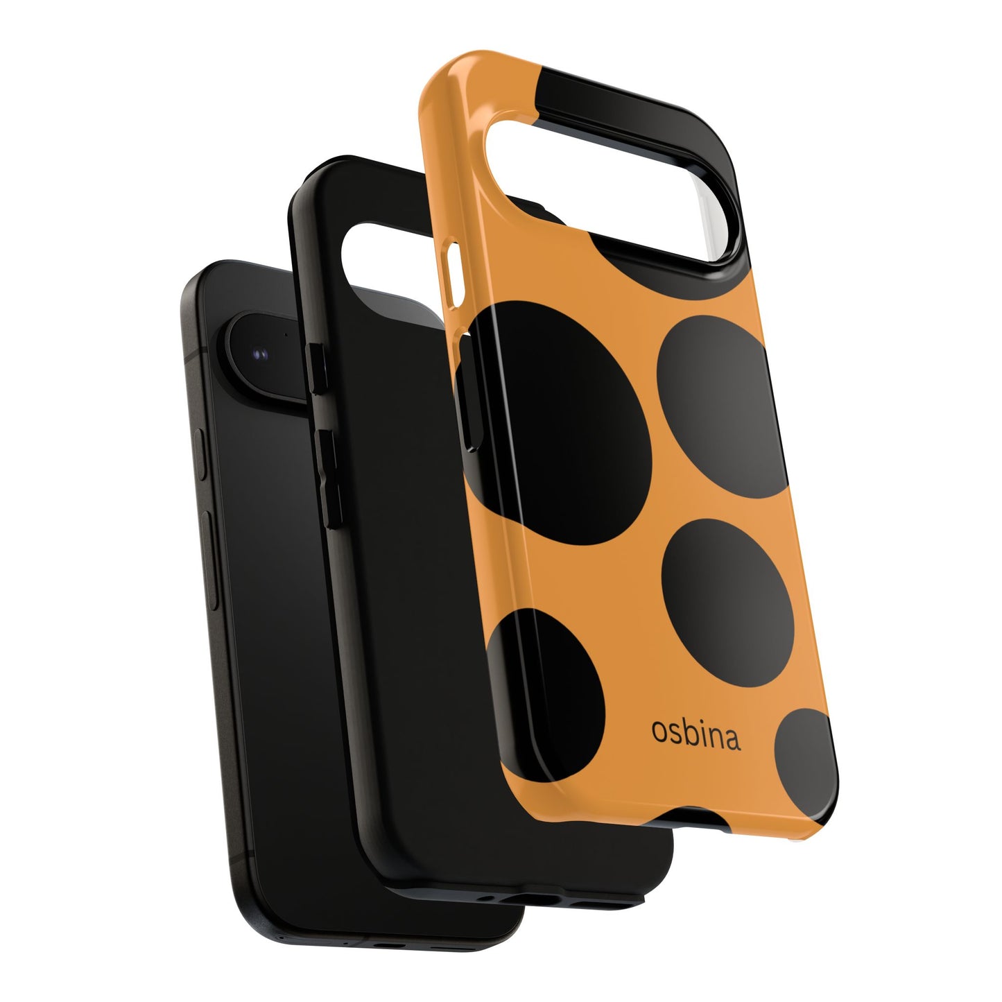 osbina | The Bubble Statement Case in Orange + Black | The Season Collective