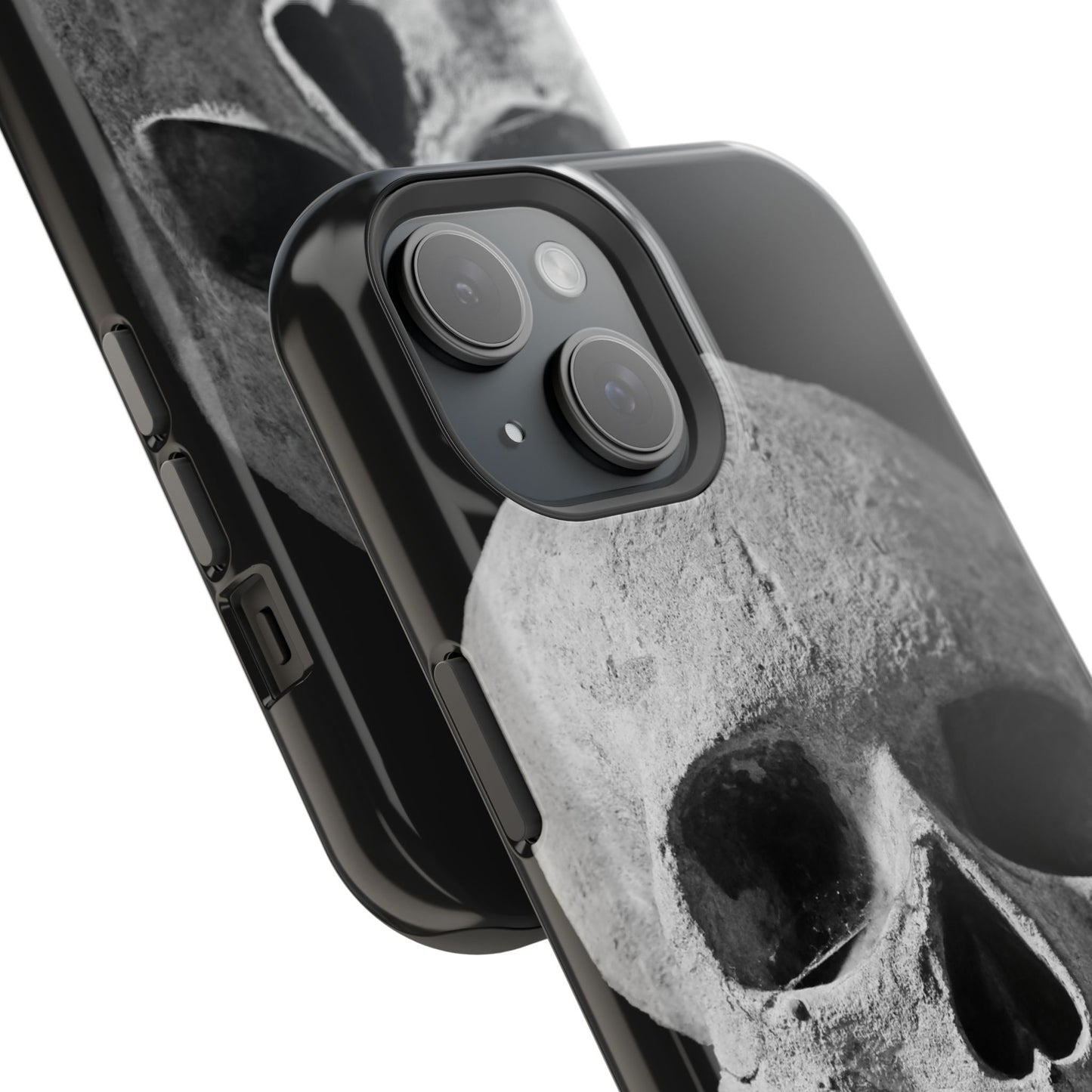 osbina | MagSafe compatible for iPhone | White Skull Phone Case | Season Collective Collection