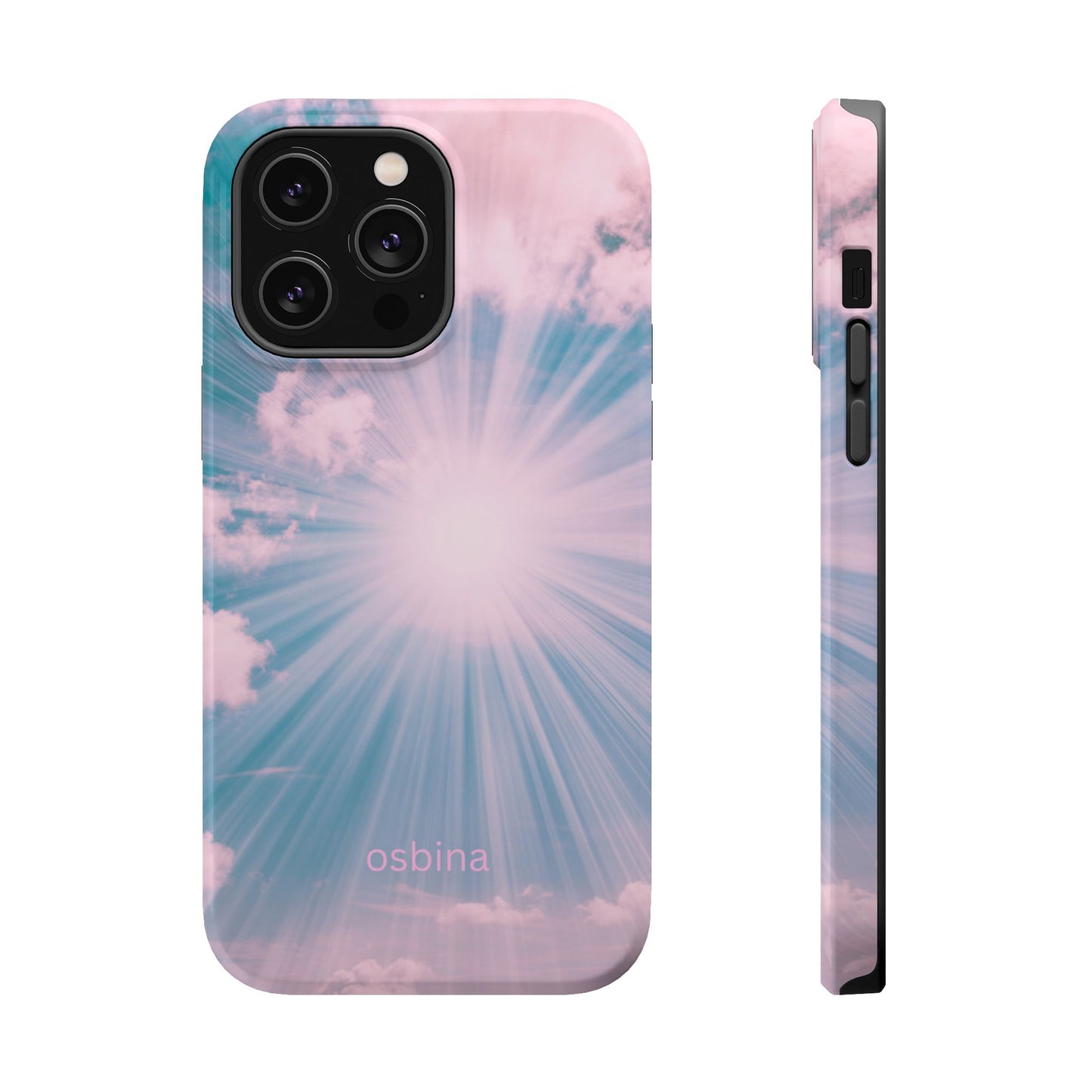 osbina | MagSafe compatible for iPhone | The Sunburst Skies Case | YAYOU Collection Supporting Shine Like Sable