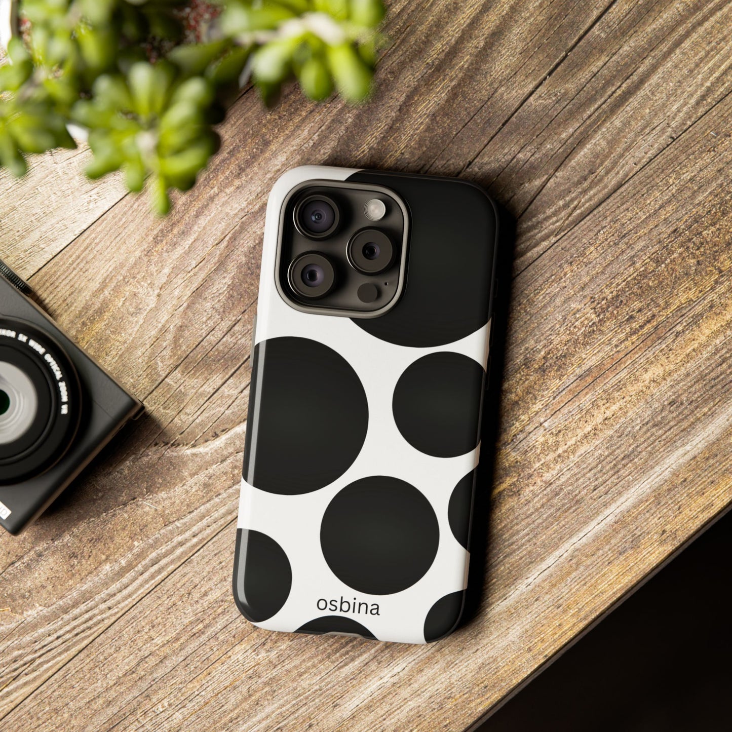 osbina | The Noir Bubbles Phone Case | Modern Muse Collection