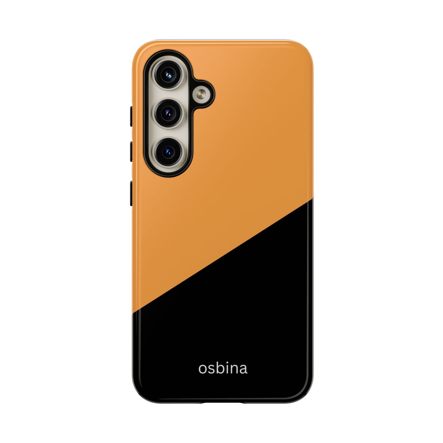 osbina | Bold Moves Only — The Orange + Black Split Diagonal Case | The Season Collective