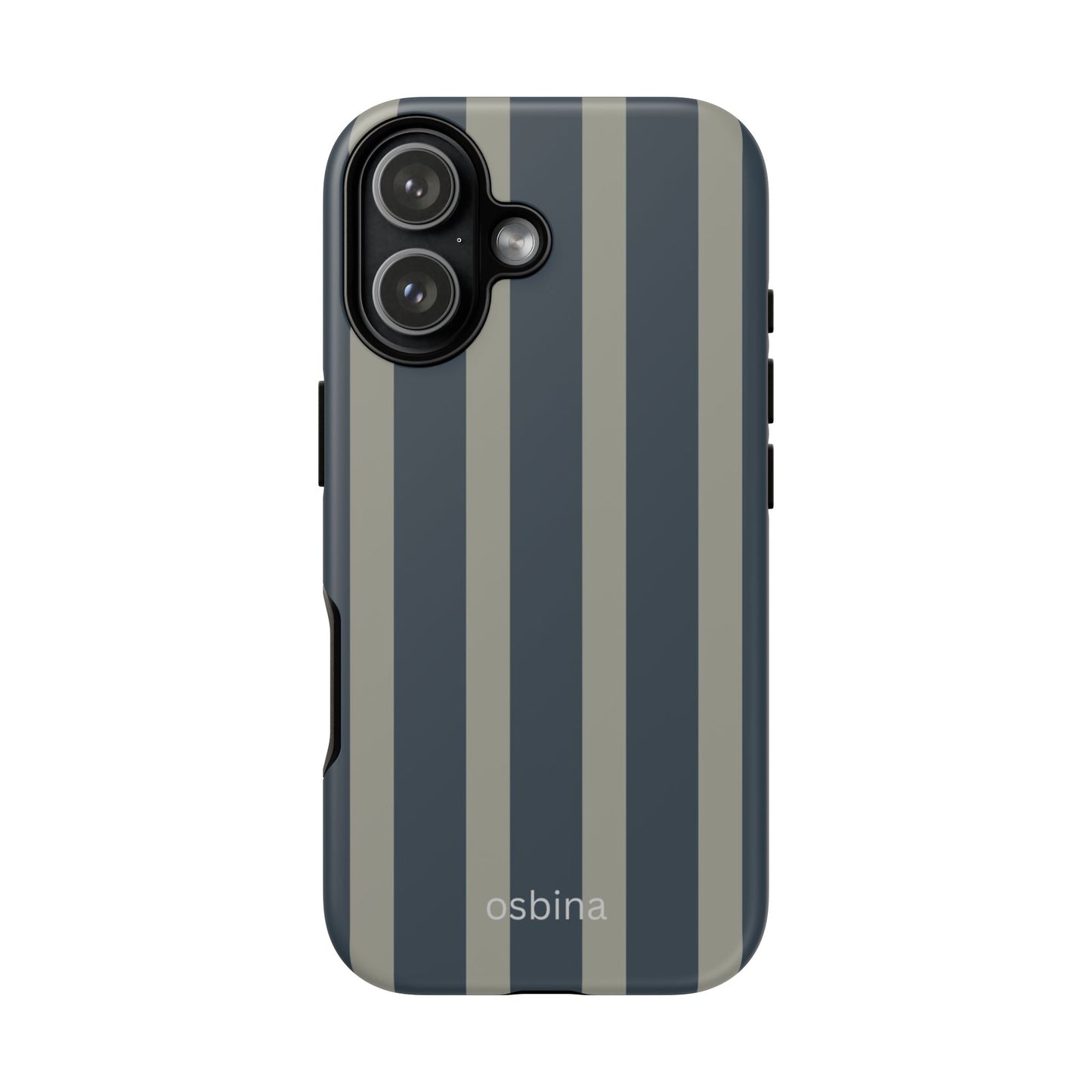osbina | Grayhaven Navy & Gray Sophisticated Phone Case | Modern Muse Collection