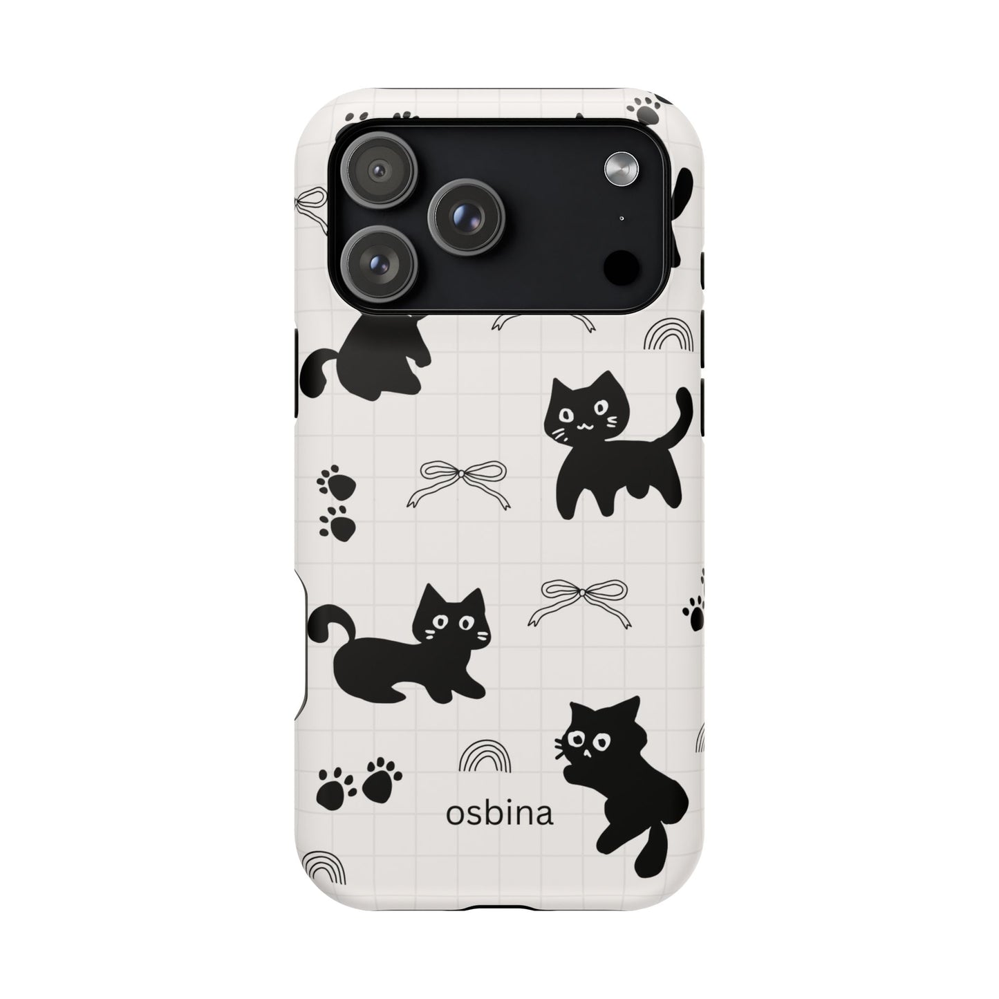 osbina | MagSafe compatible for iPhone | Meow Mode Cat Phone Case | The Season Collective