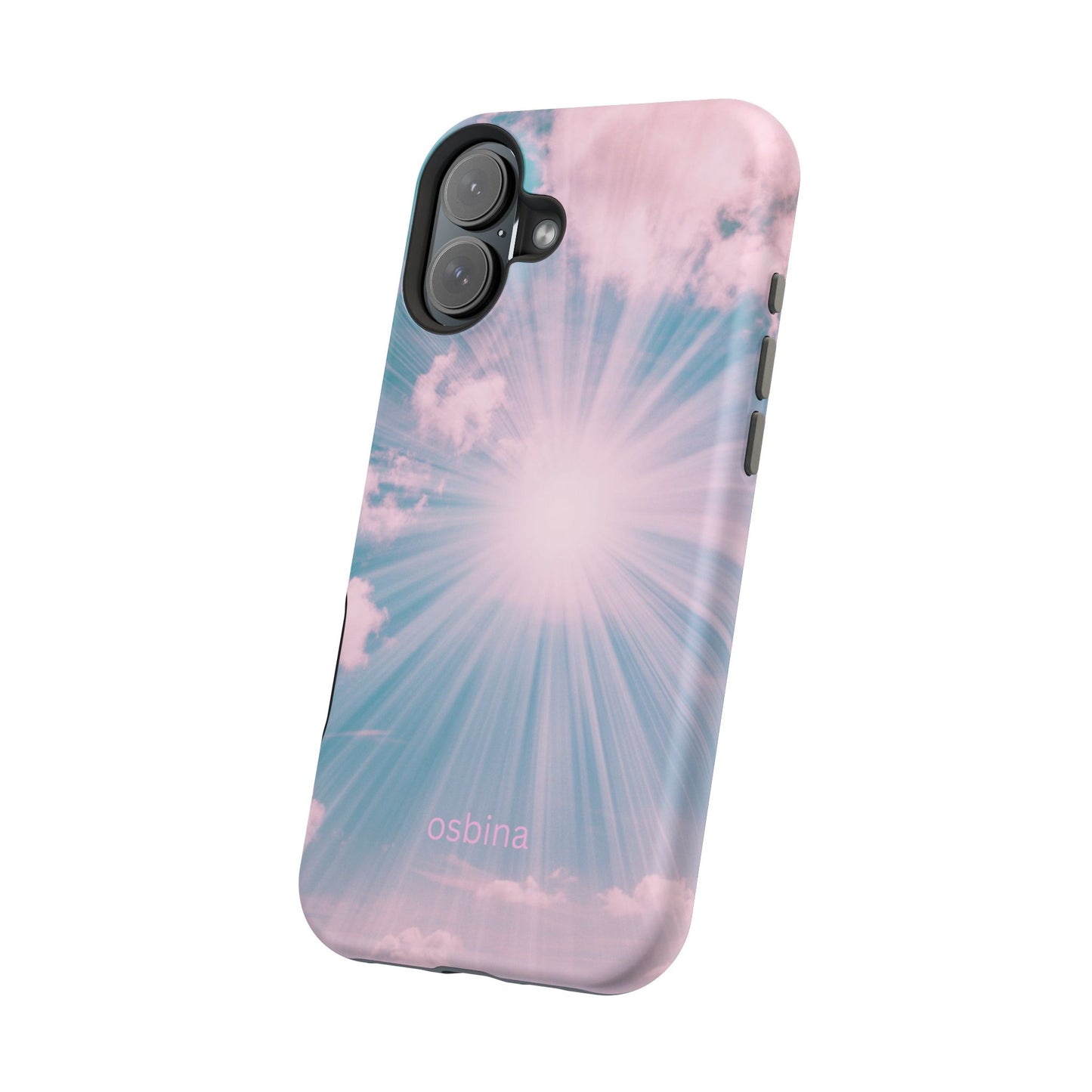osbina | MagSafe compatible for iPhone | The Sunburst Skies Case | YAYOU Collection Supporting Shine Like Sable