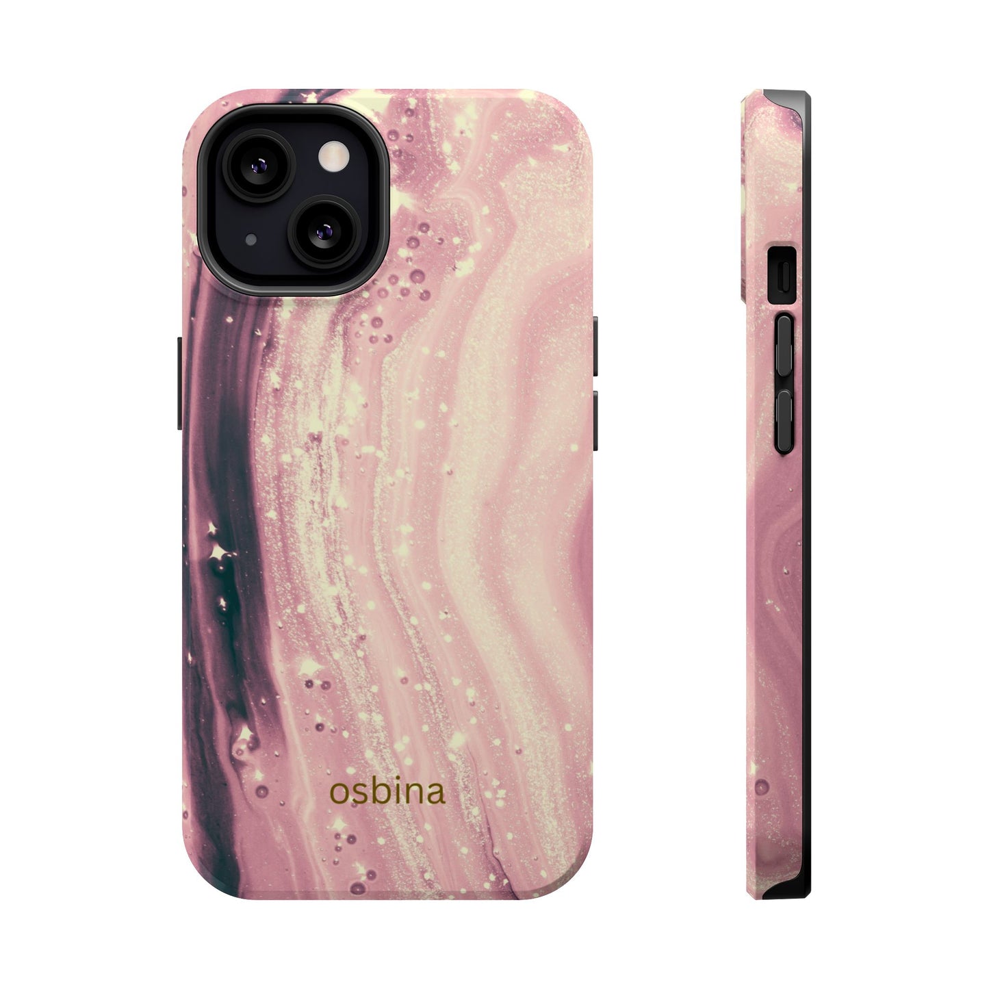 osbina | MagSafe compatible for iPhone | The Amethyst Glow Phone Case | Modern Muse Collection