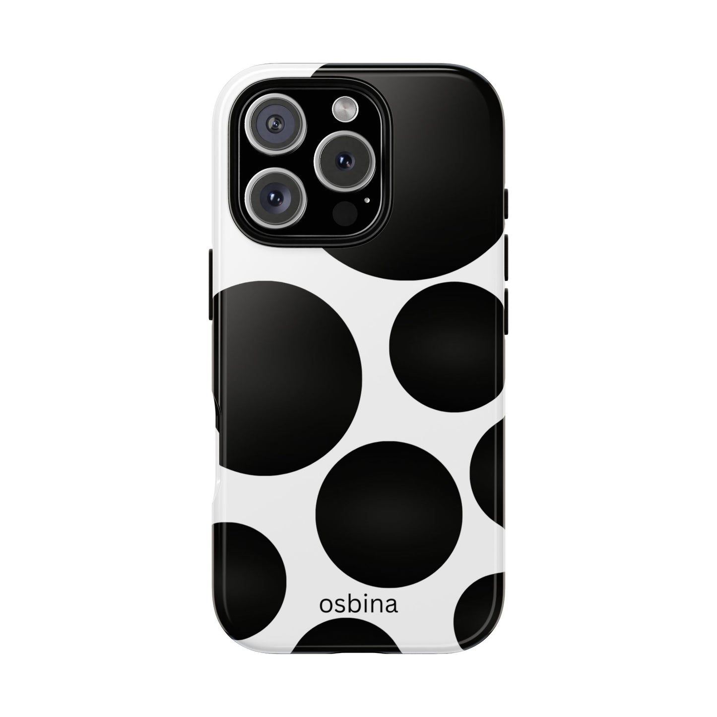 osbina | The Noir Bubbles Phone Case | Modern Muse Collection
