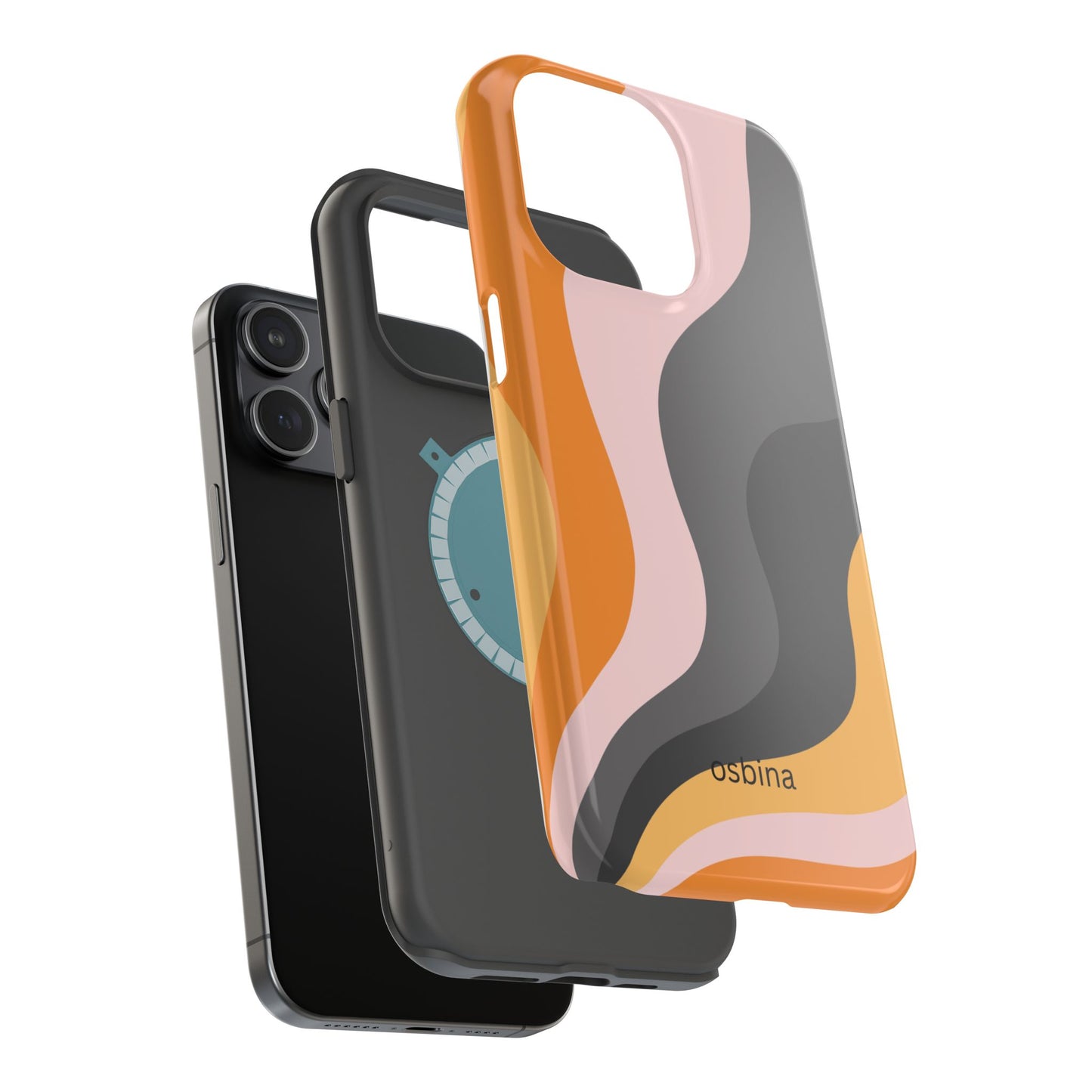 osbina | MagSafe Compatible for iPhone | The Case That Says “Fall, But Make It Fashion” | Retro Swirl Edition | The Season Collective