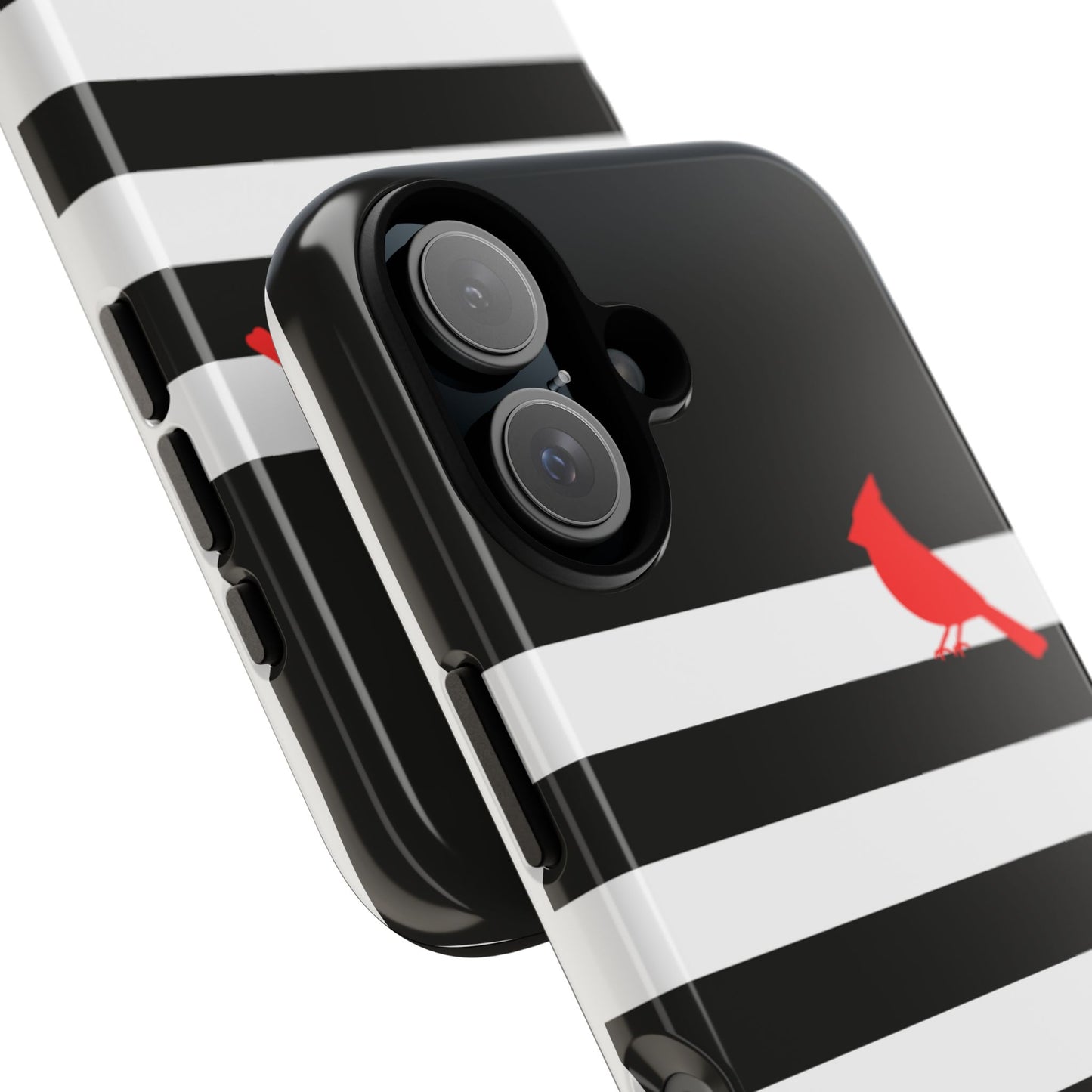 osbina | Redbird Edition Thinking of You Phone Case Black & White Stripe | Inspired By Collection