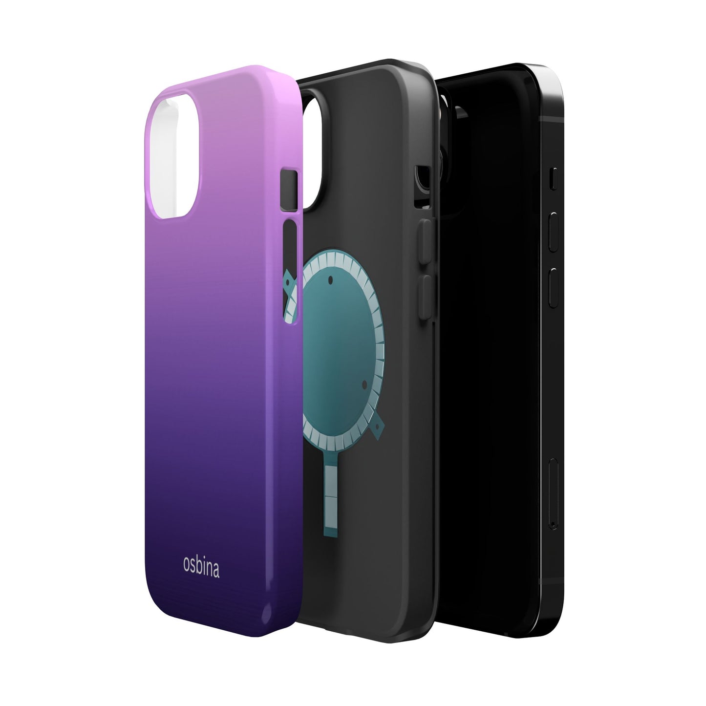 osbina | MagSafe compatible for iPhone | The Violet Haze Phone Case | Color Edit Collection