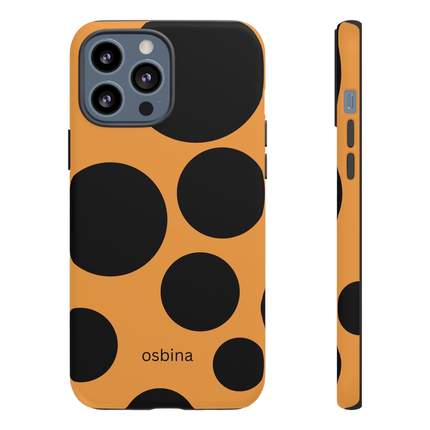 osbina | The Bubble Statement Case in Orange + Black | The Season Collective