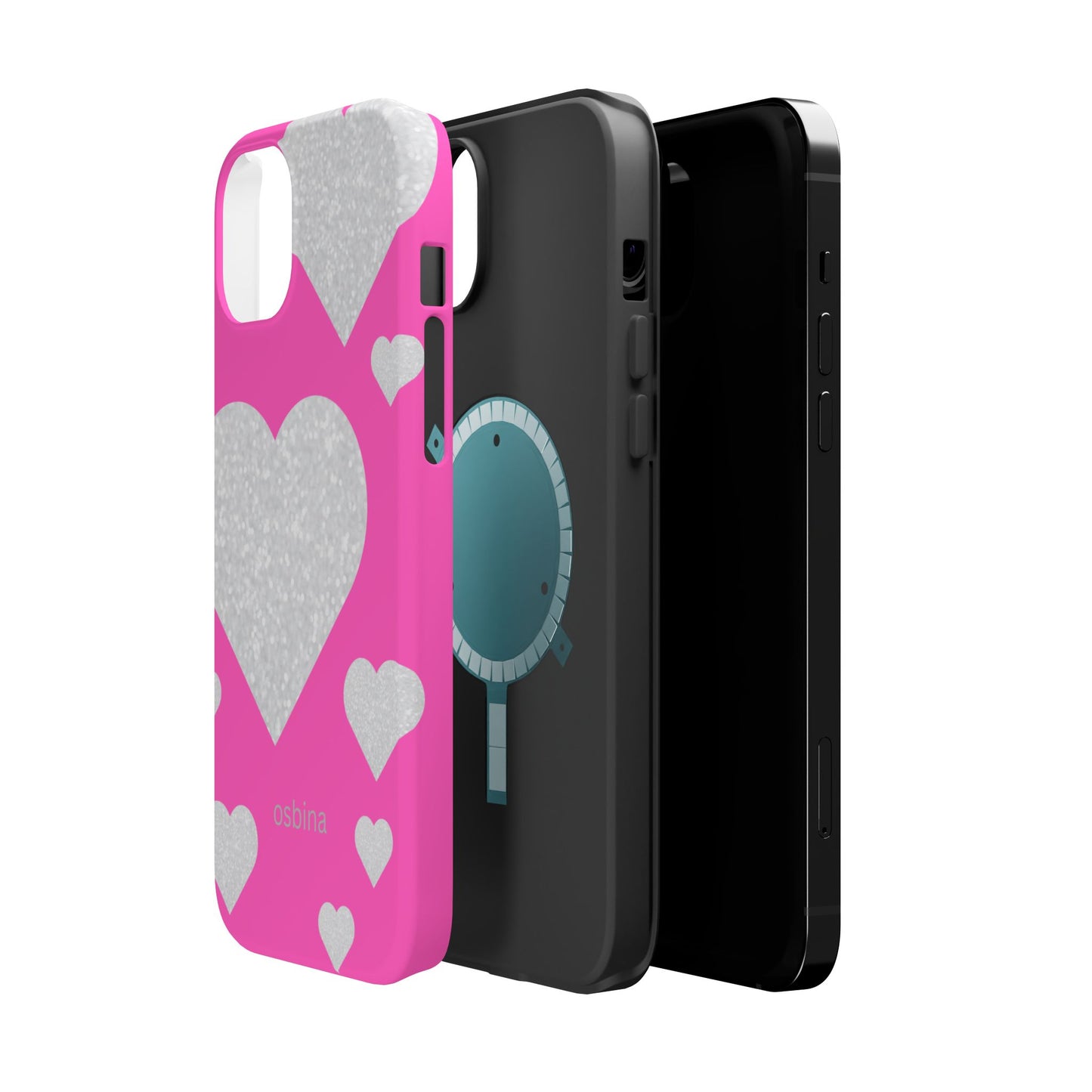 osbina | MagSafe compatible for iPhone | The Shimmering Love Case | YAYOU Collection Supporting Shine Like Sable