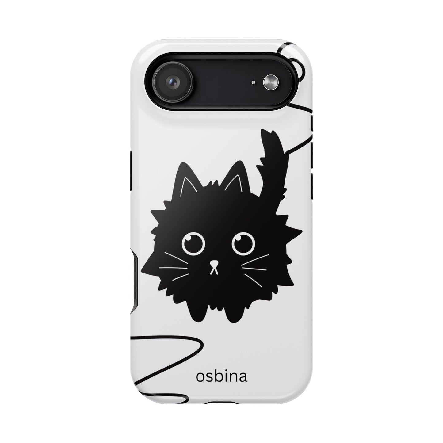 osbina | MagSafe compatible for iPhone | Midnight Couture Cat Phone Case | Season Collective Collection