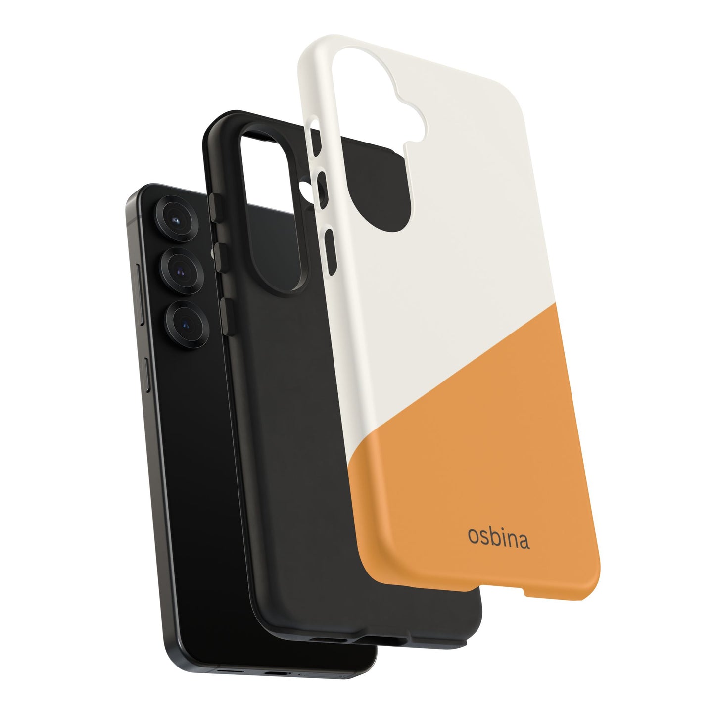 osbina | Divide & Conquer — The Orange + White Split Diagonal Case | The Season Collective