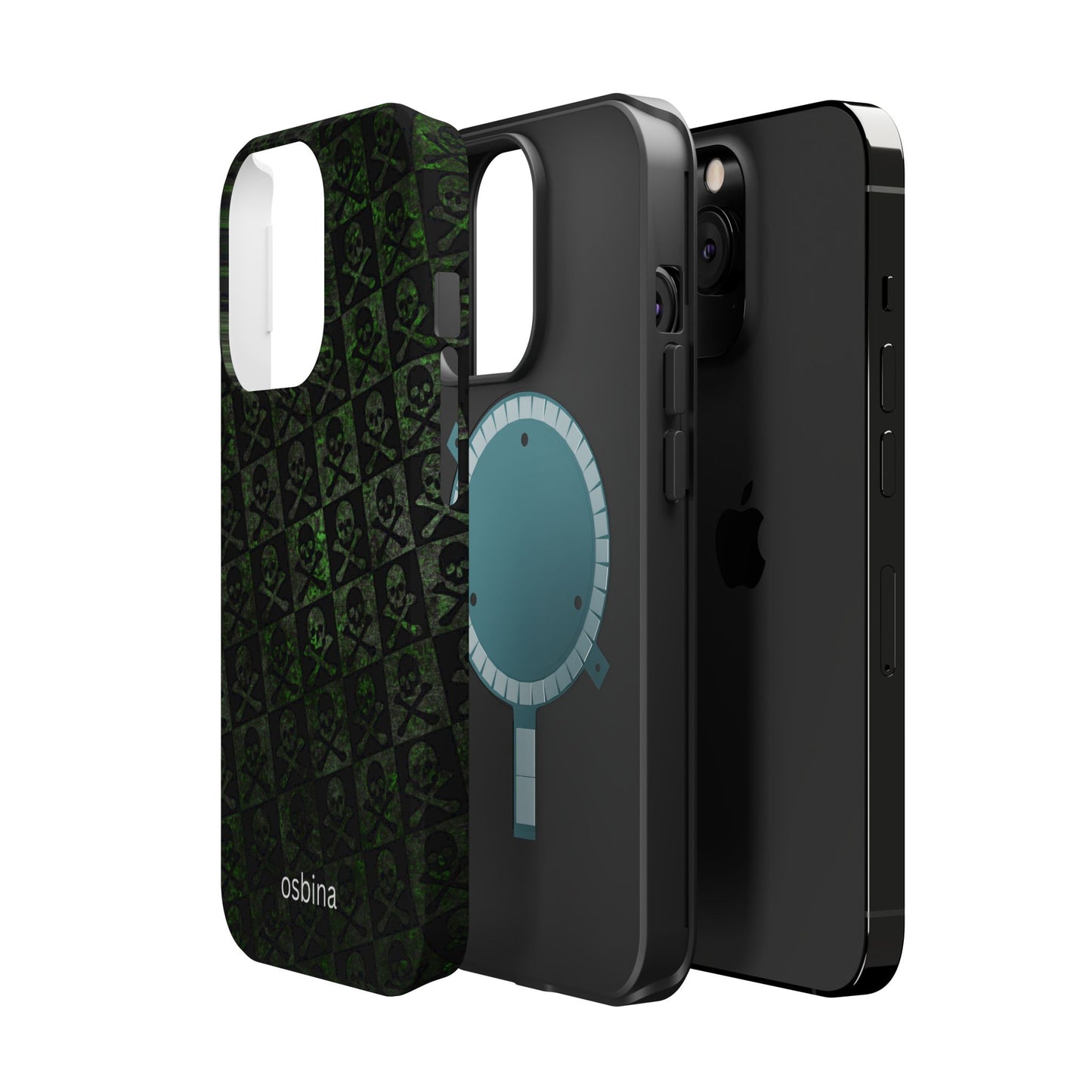 osbina | MagSafe compatible for iPhone | Skull & Crossbones Phone Case | Season Collective Collection