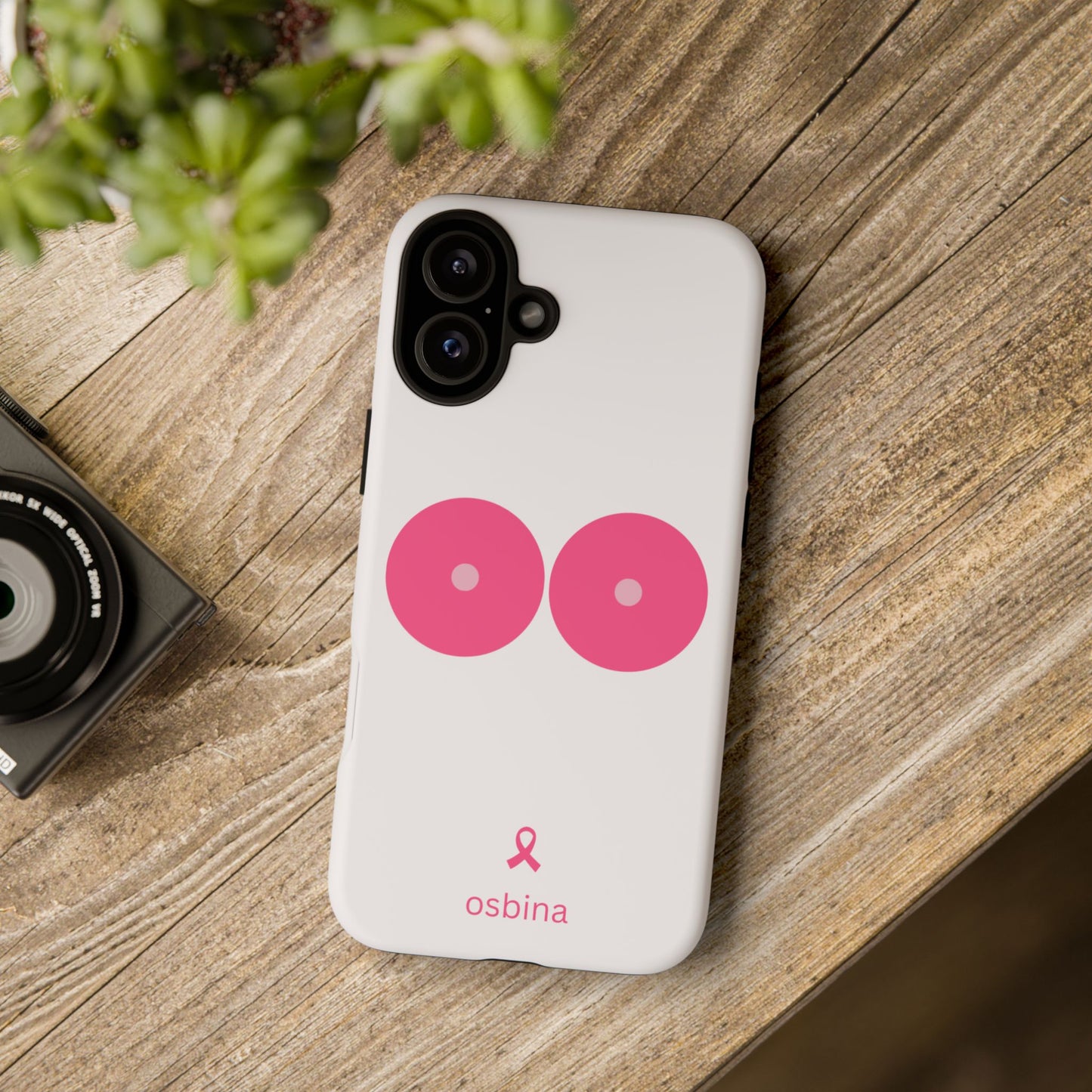 osbina | Limited Edition The Check Your Tatas Case in Light Pink + Soft Pink + Hot Pink | The Pink October Collection | Inspired By