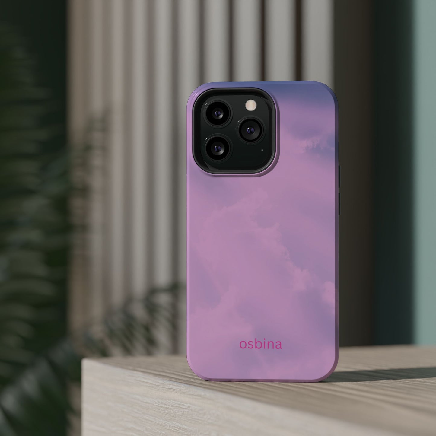 osbina | MagSafe compatible for iPhone | The Rosy Skies Case | YAYOU Collection Supporting Shine Like Sable
