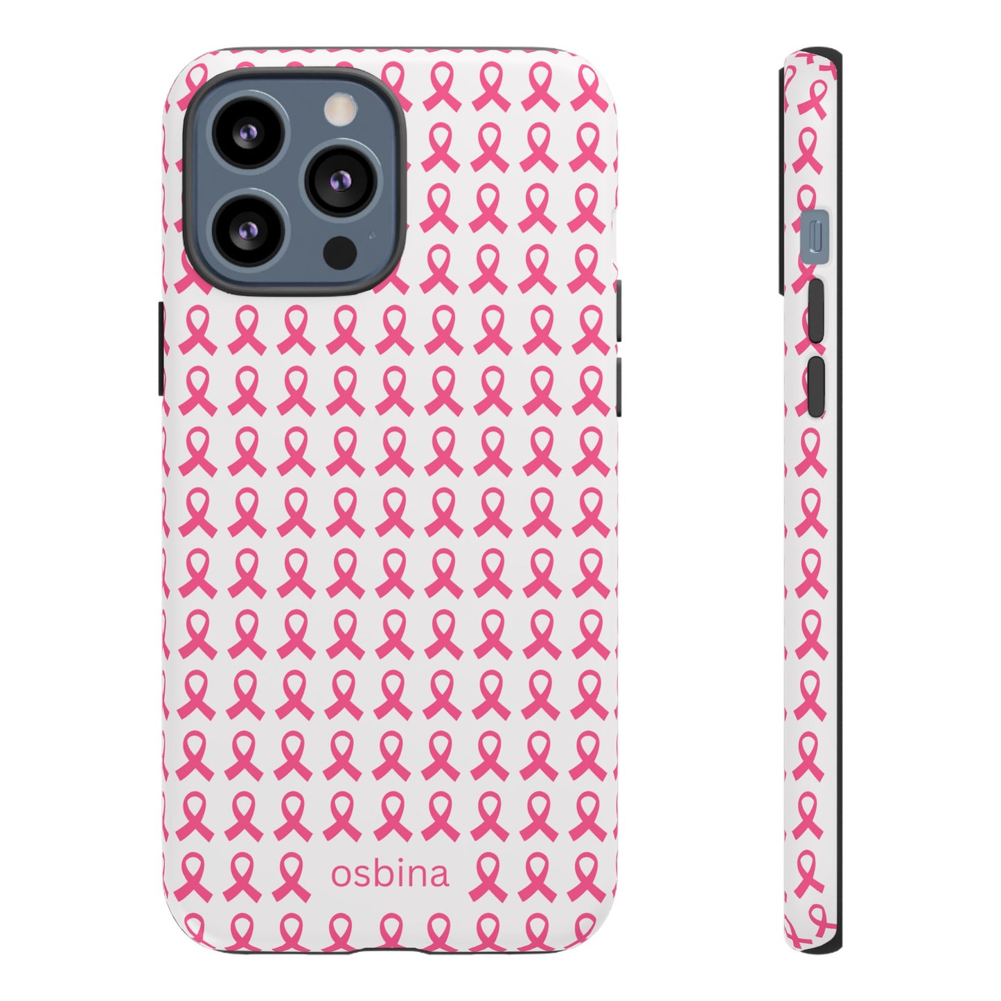 osbina | Limited Edition The Side by Side Pink Ribbon Case in Light Pink + Soft Pink + Hot Pink | The Pink October Collection | Inspired By