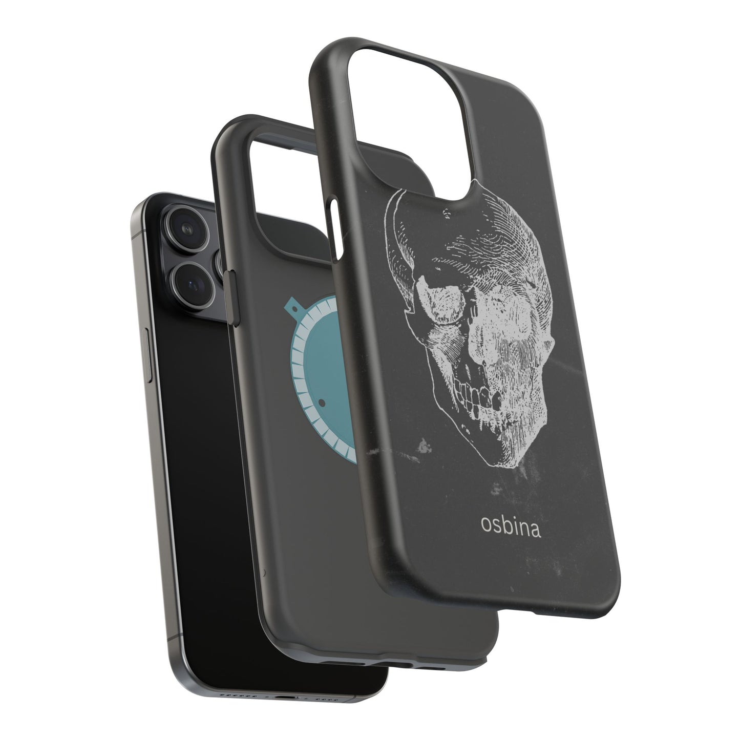 osbina | MagSafe compatible for iPhone | Skull Phone Case | Season Collective Collection