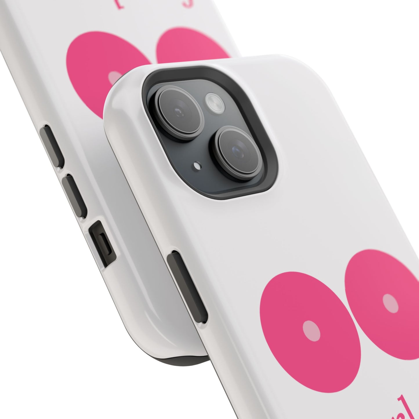 osbina | MagSafe compatible for iPhone | Limited Edition The Fearless Tatas Case in Light Pink + Soft Pink + Hot Pink | The Pink October Collection | Inspired By