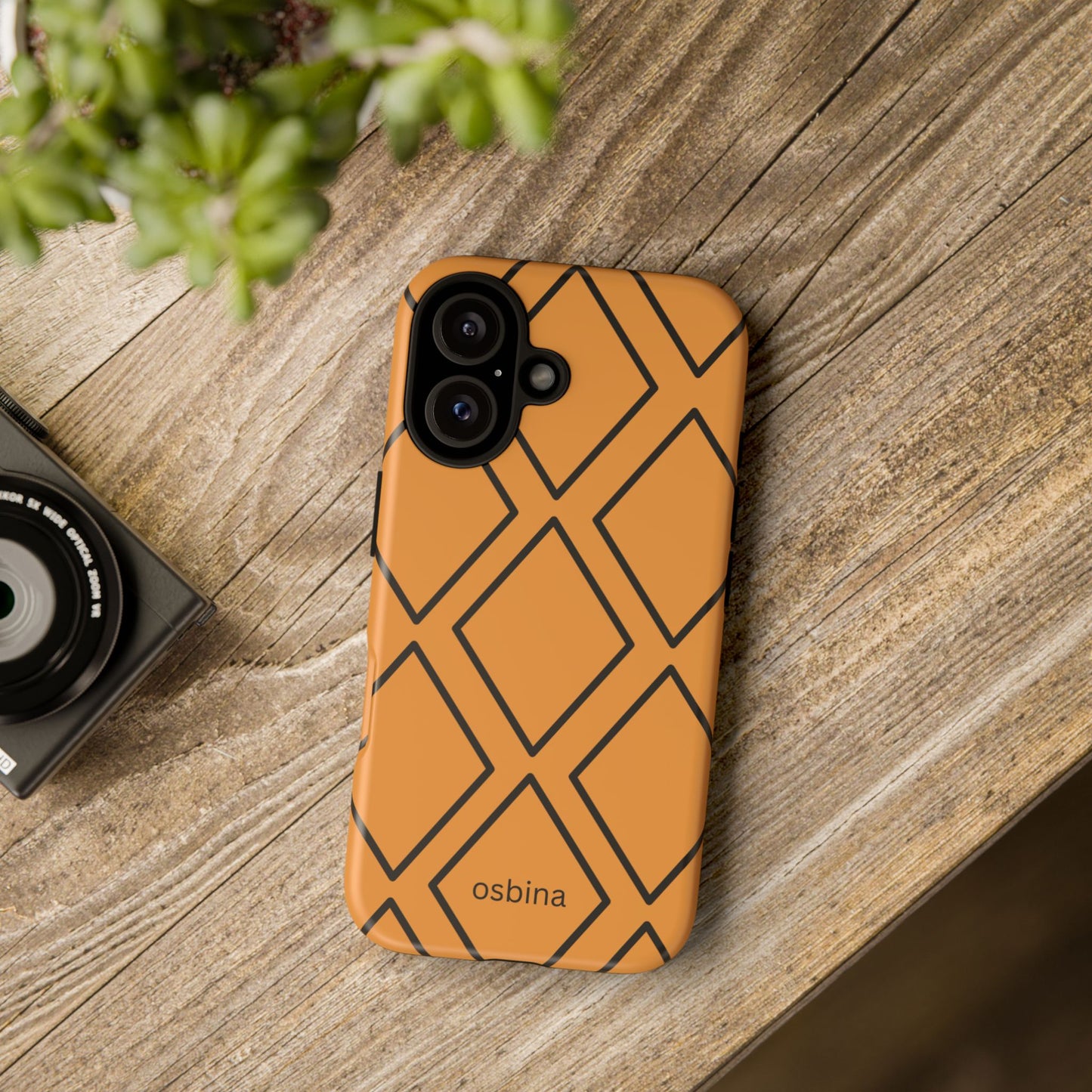 osbina | Diamonds Are Your Phone’s Best Friend — The Orange + Black Diamond Case | The Season Collective