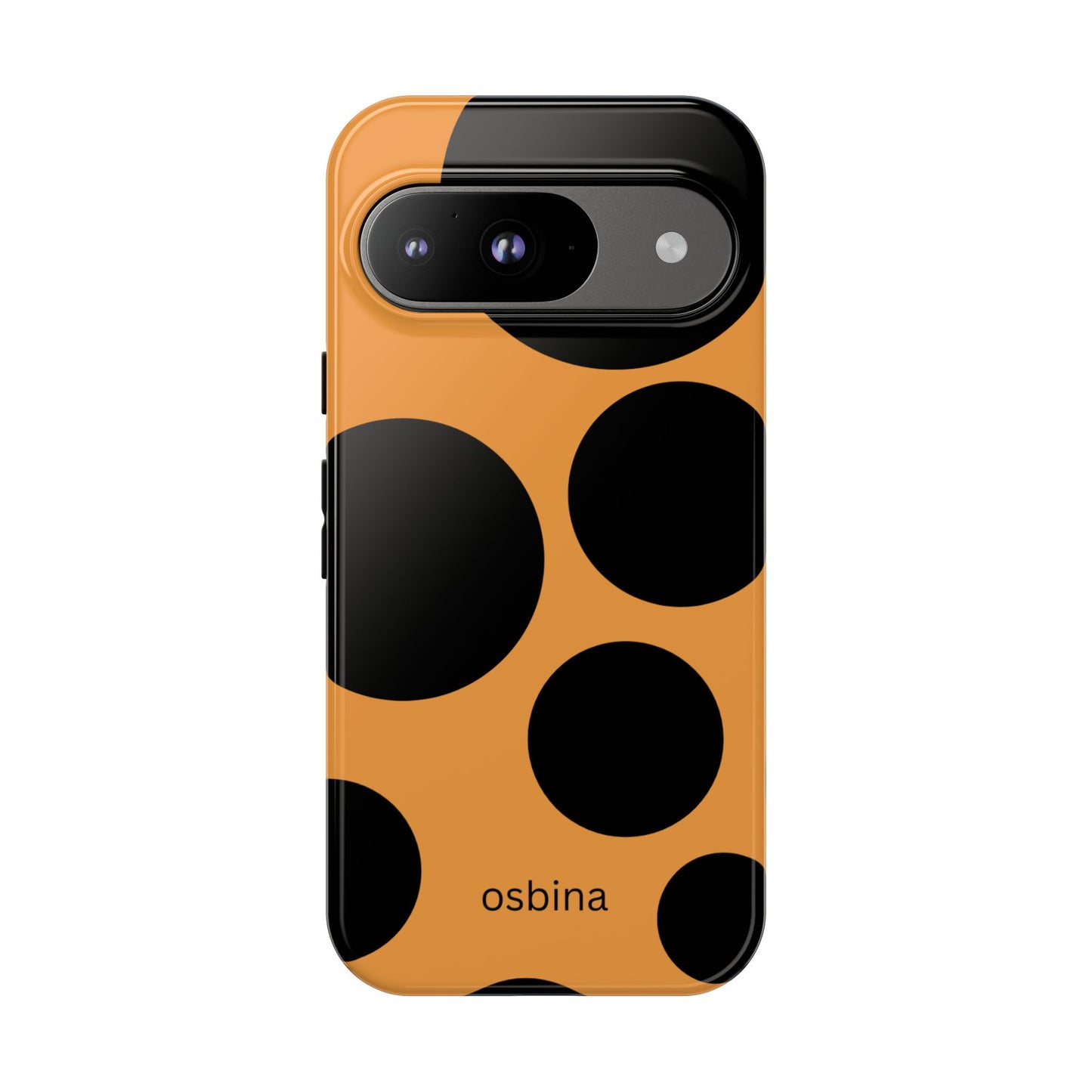 osbina | The Bubble Statement Case in Orange + Black | The Season Collective