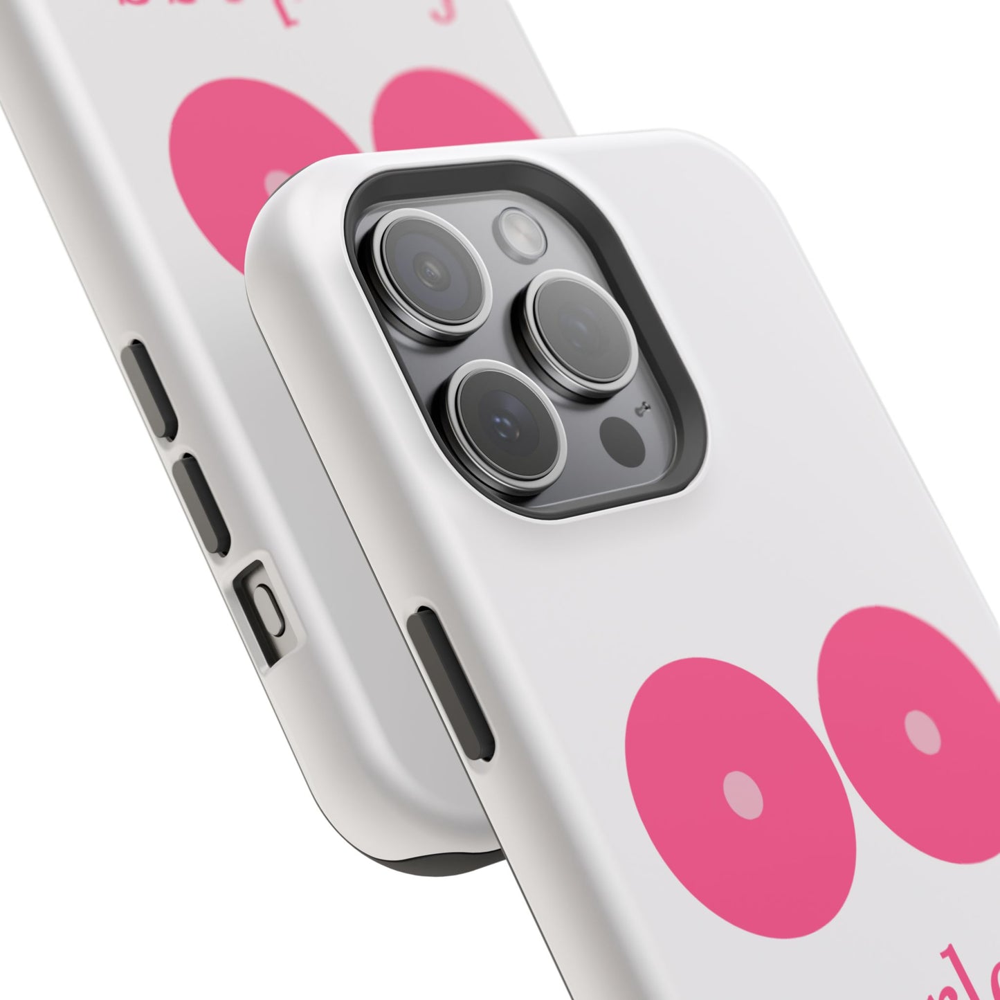 osbina | MagSafe compatible for iPhone | Limited Edition The Fearless Tatas Case in Light Pink + Soft Pink + Hot Pink | The Pink October Collection | Inspired By