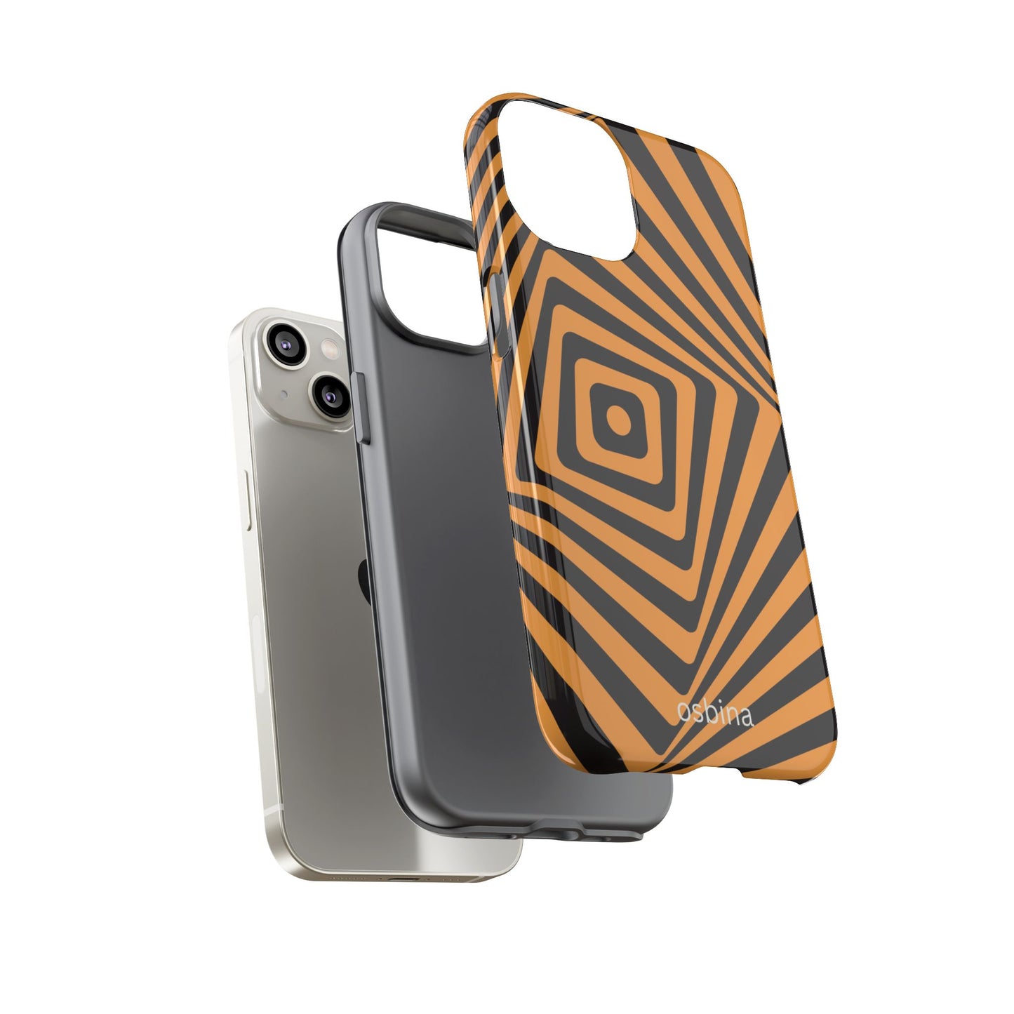 osbina | Step Into the Zone — The Orange + Black Spiral Case | The Season Collective