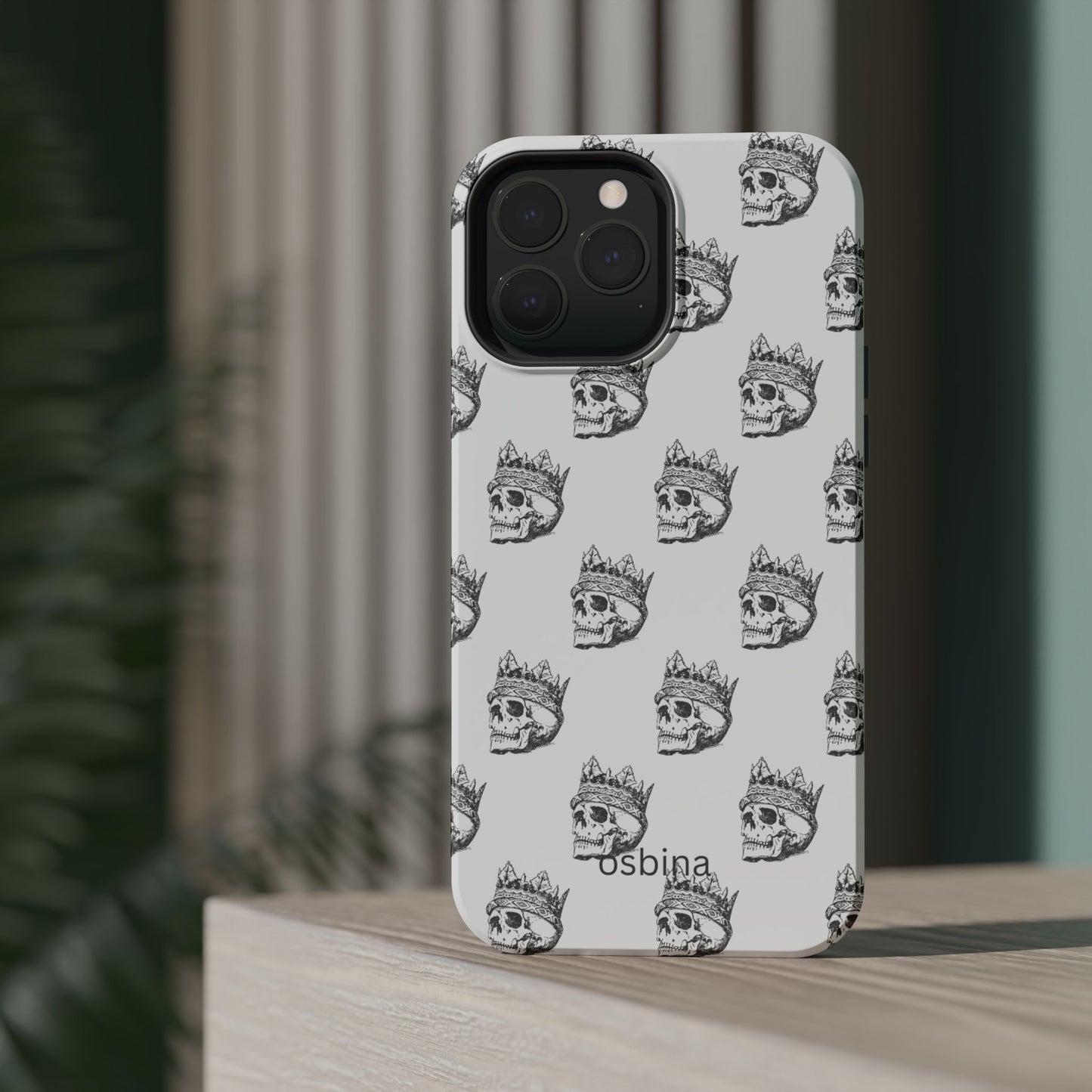 osbina | MagSafe compatible for iPhone | Skulls Royale Phone Case | Season Collective Collection