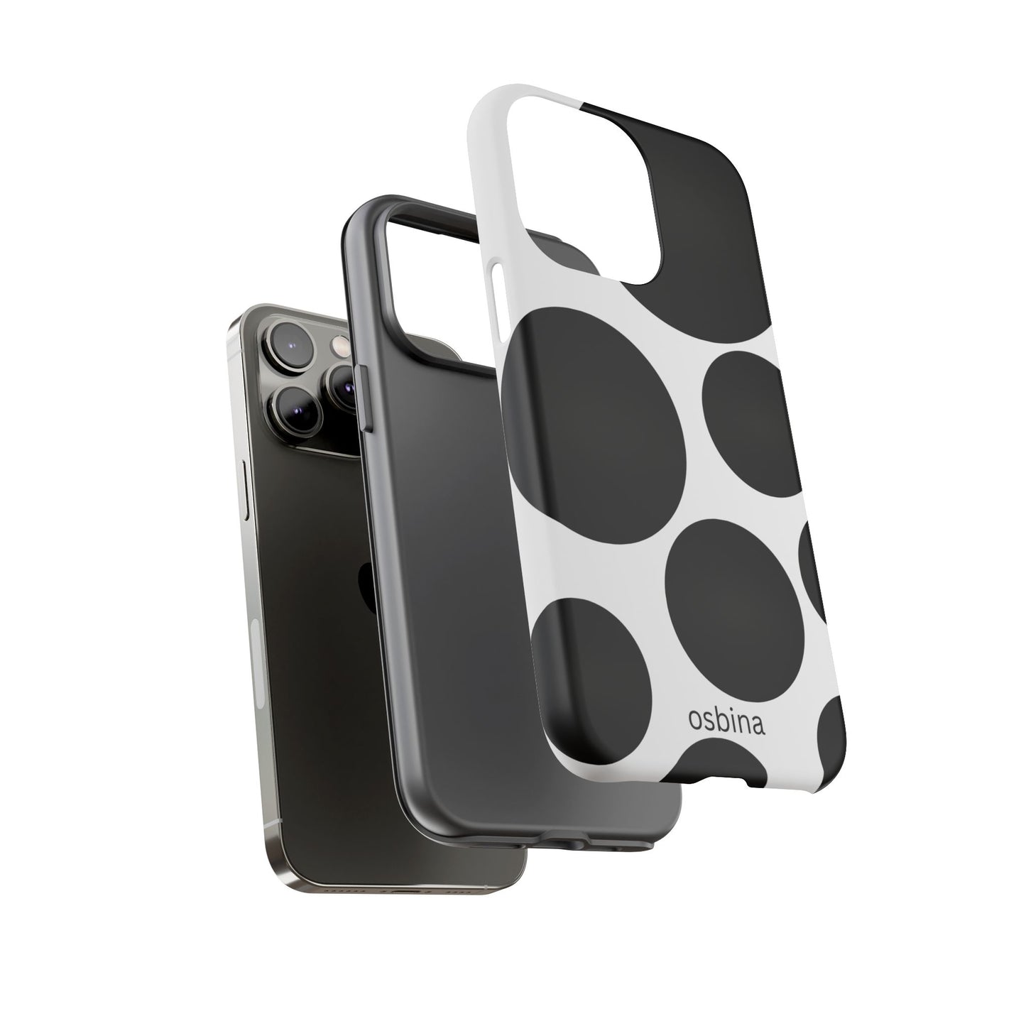 osbina | The Noir Bubbles Phone Case | Modern Muse Collection