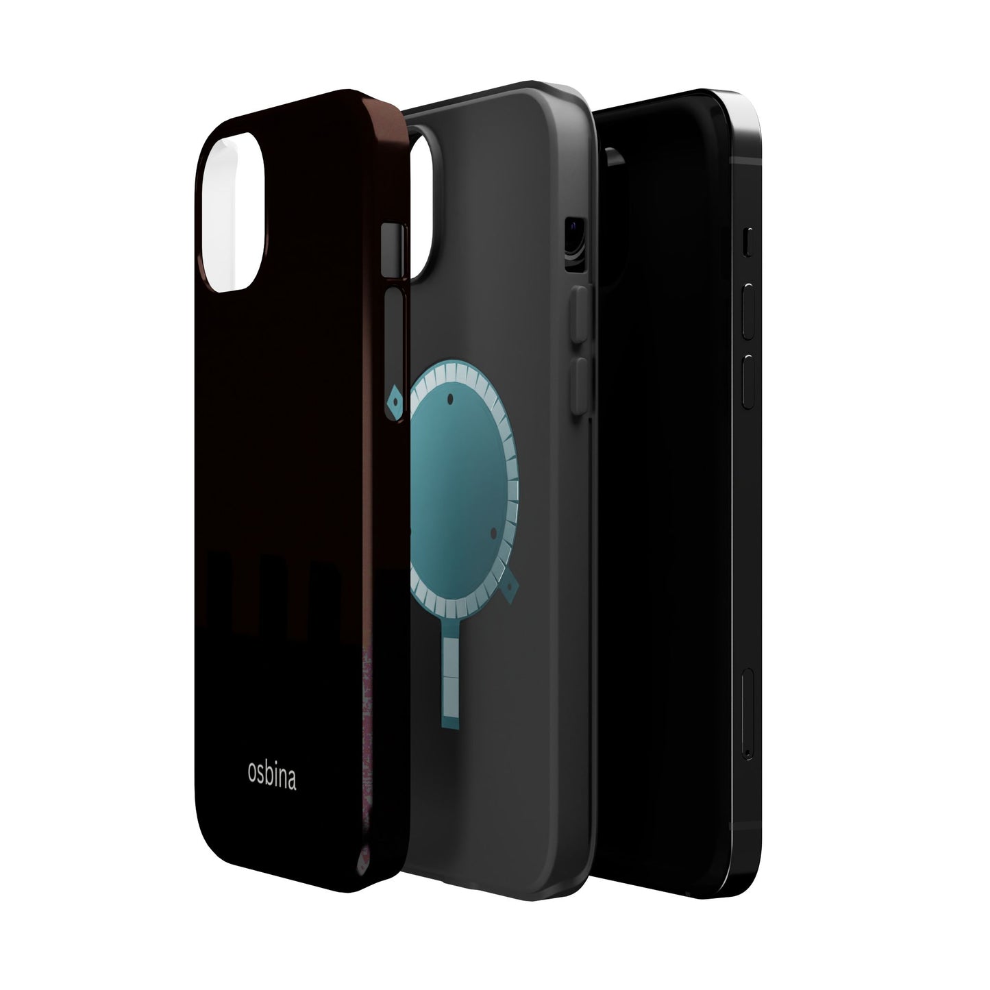 osbina | MagSafe compatible for iPhone | The Onyx Phone Case | Modern Man Collection